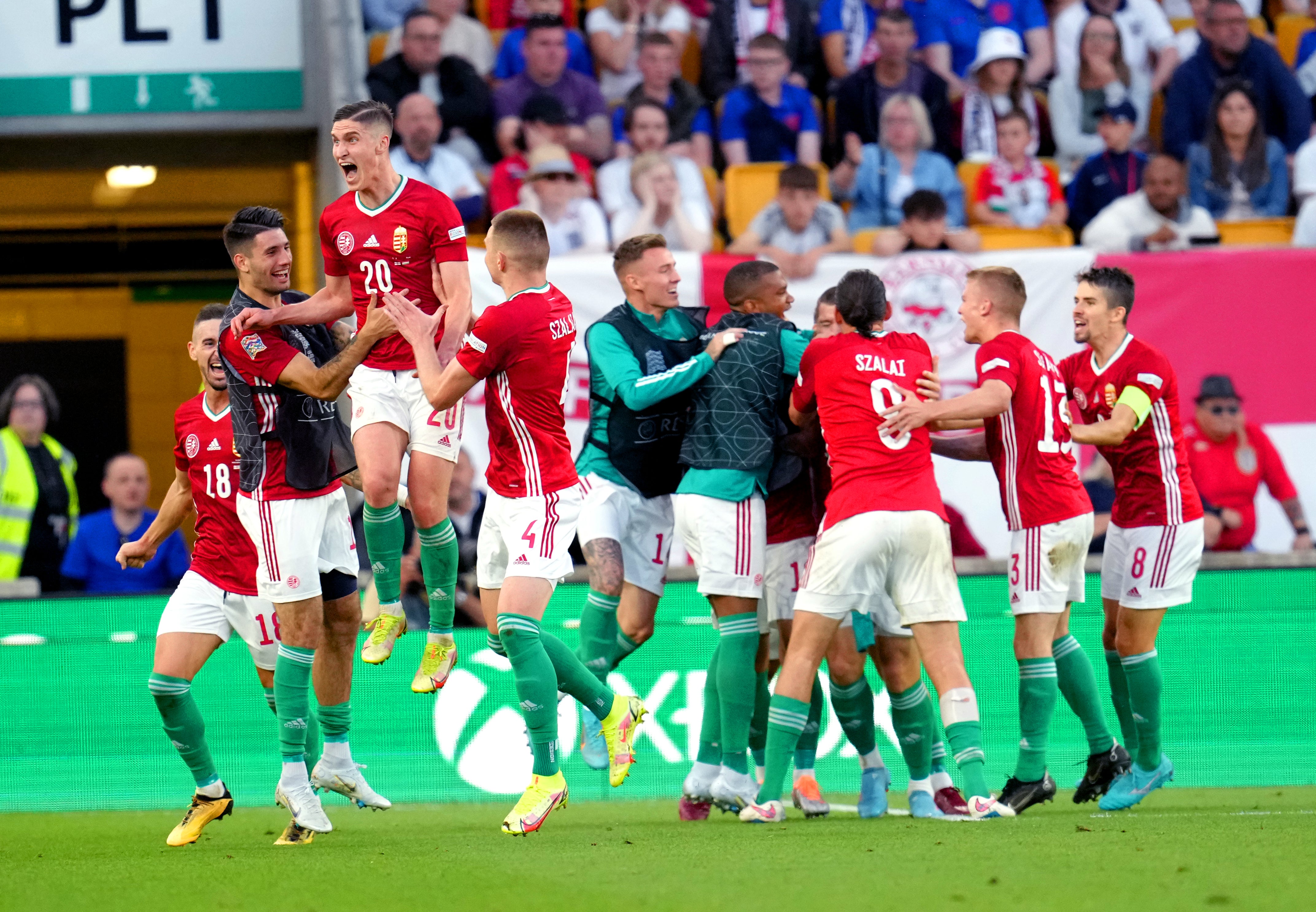 Hungary’s romp in Wolverhampton marked the low point of England’s winless run (Nick Potts/PA)