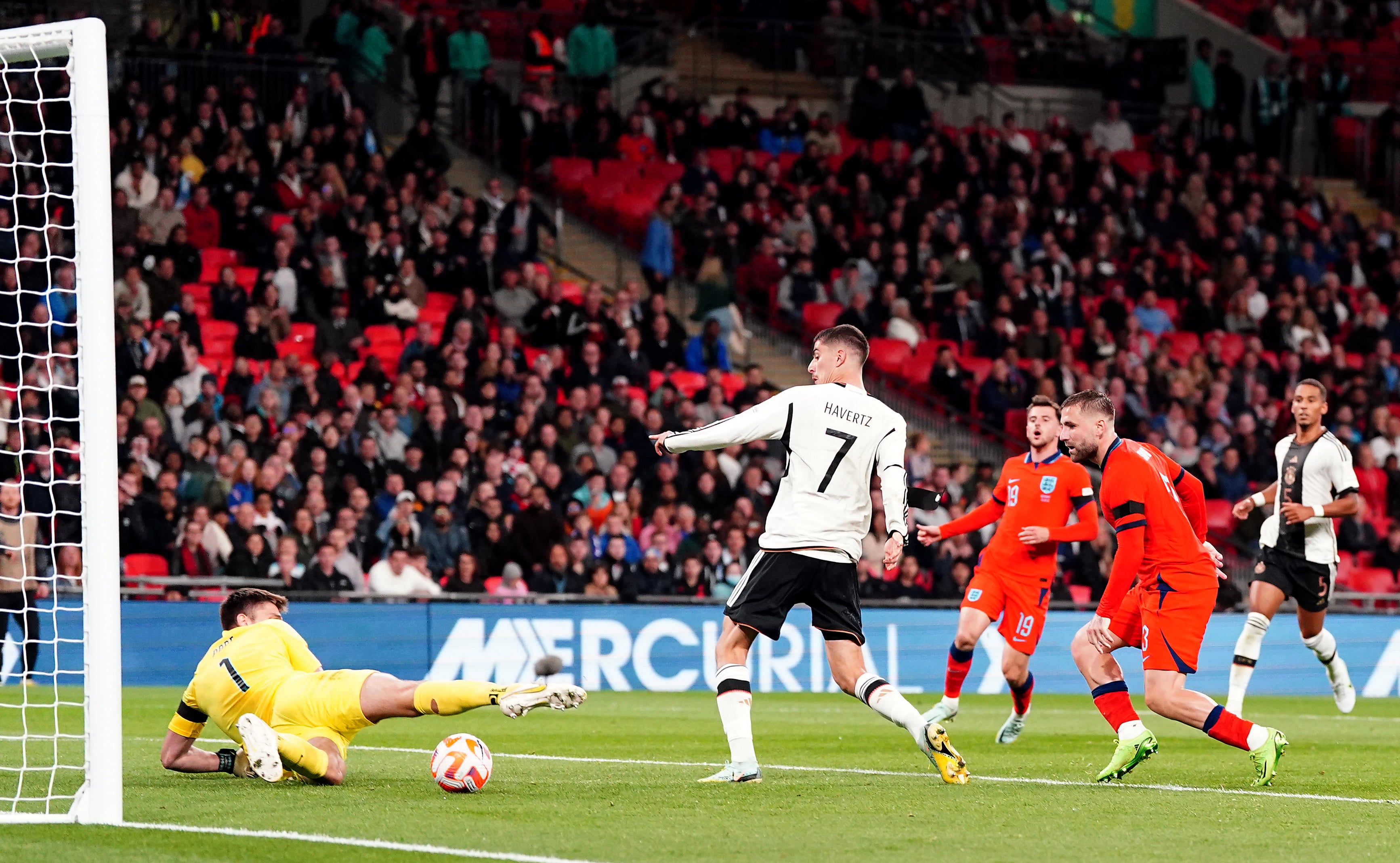 Nick Pope made a mistake against Germany (Nick Potts/PA)