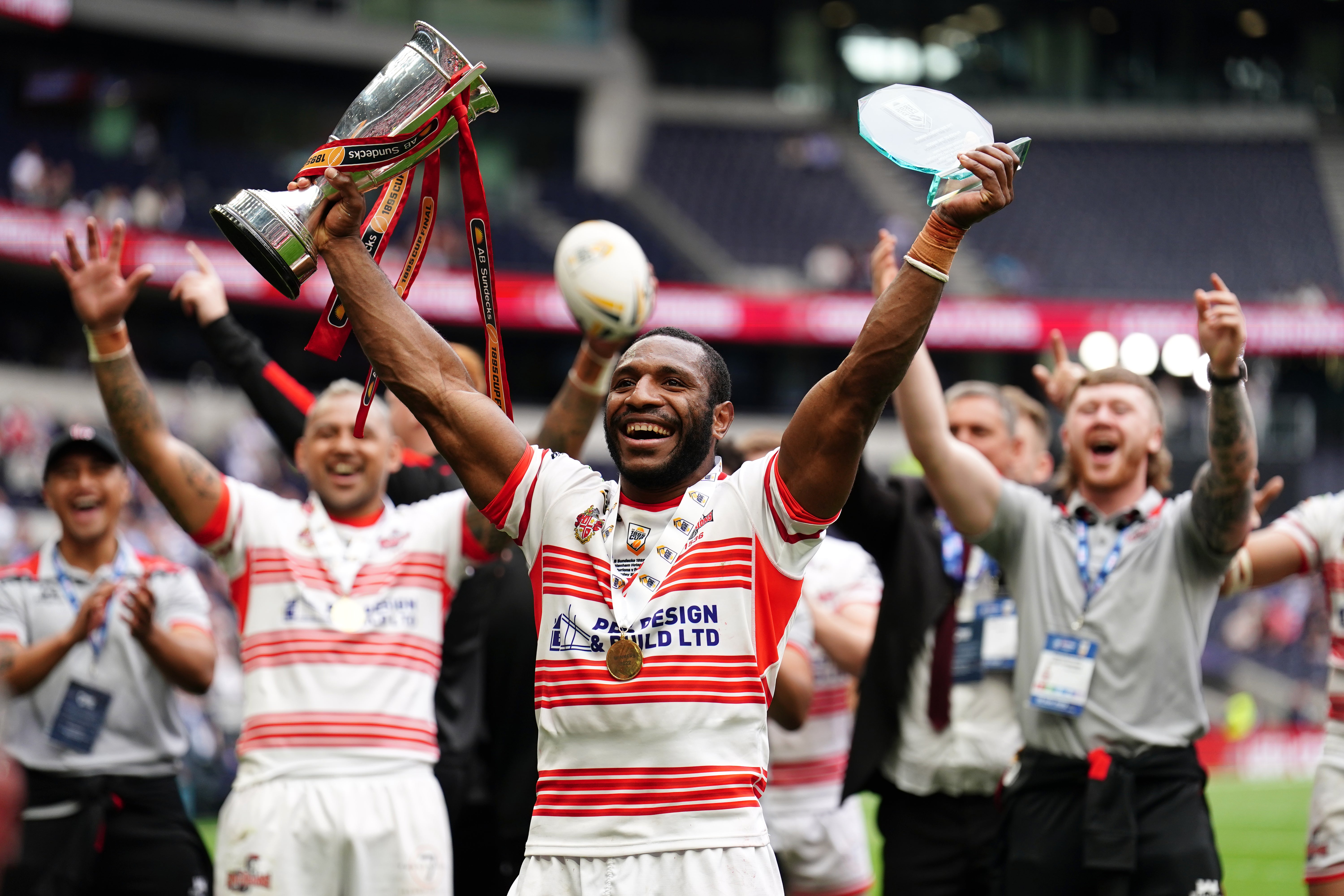 Leigh Centurions will face Batley for a place in Super League (Mike Egerton/PA)