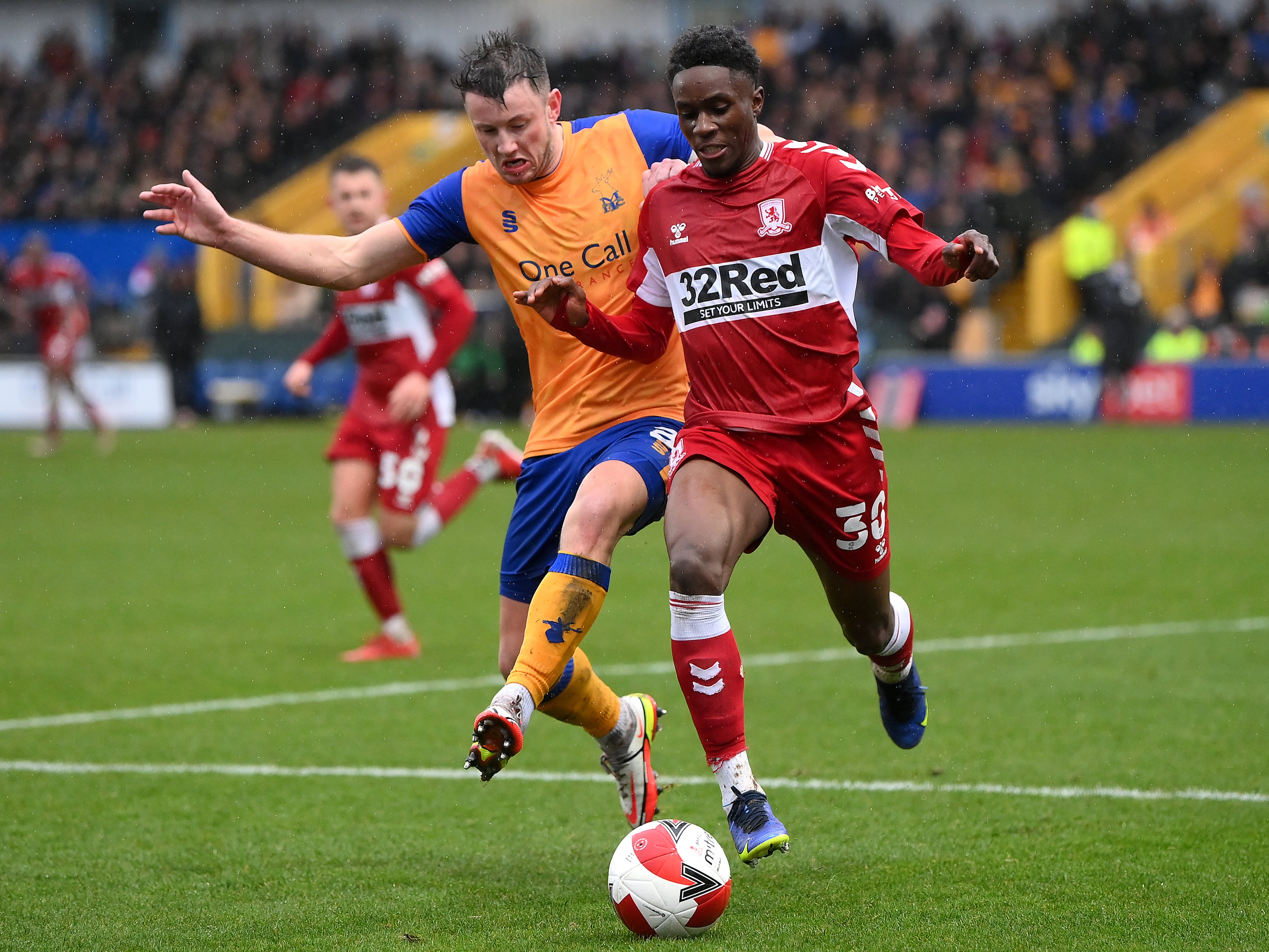 Kokolo signed for Burton Albion from Middlesbrough in January