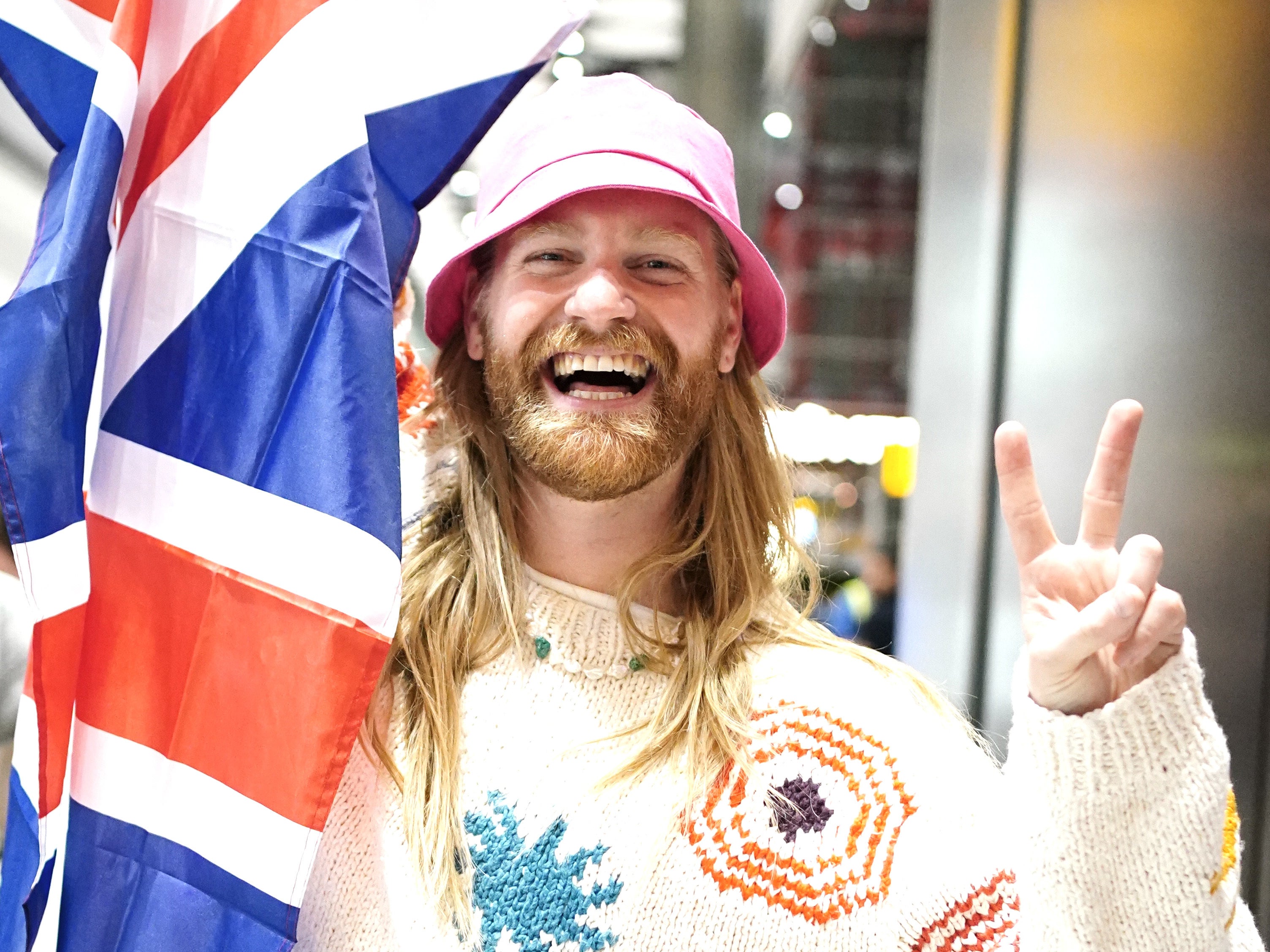 The UK was named the Eurovision Song Contest host nation after Sam Ryder came second in the 2022 contest (Dominic Lipinski/PA)