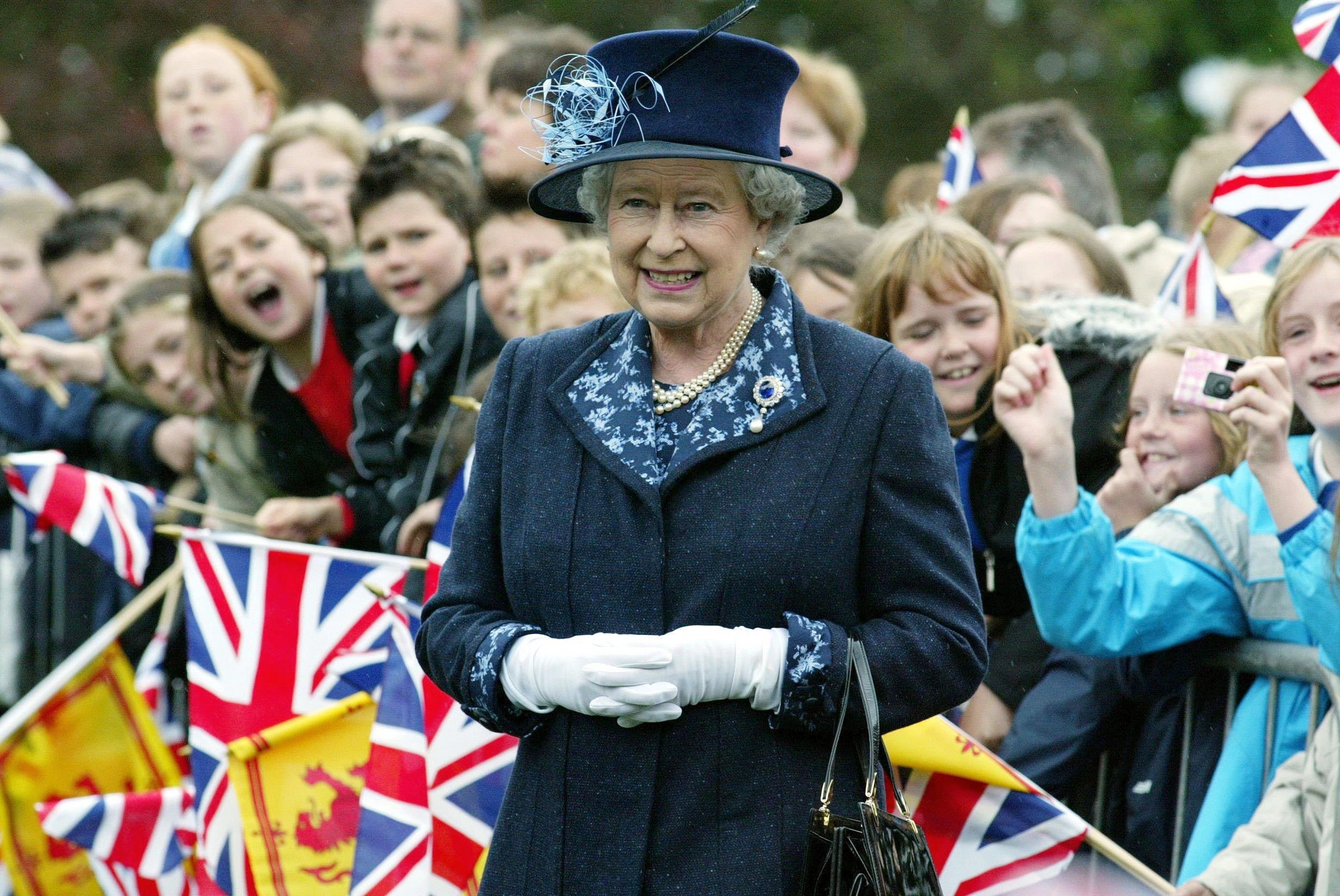 The late Queen during a visit to Dunfermline in 2003 (Andrew Parsons/PA)