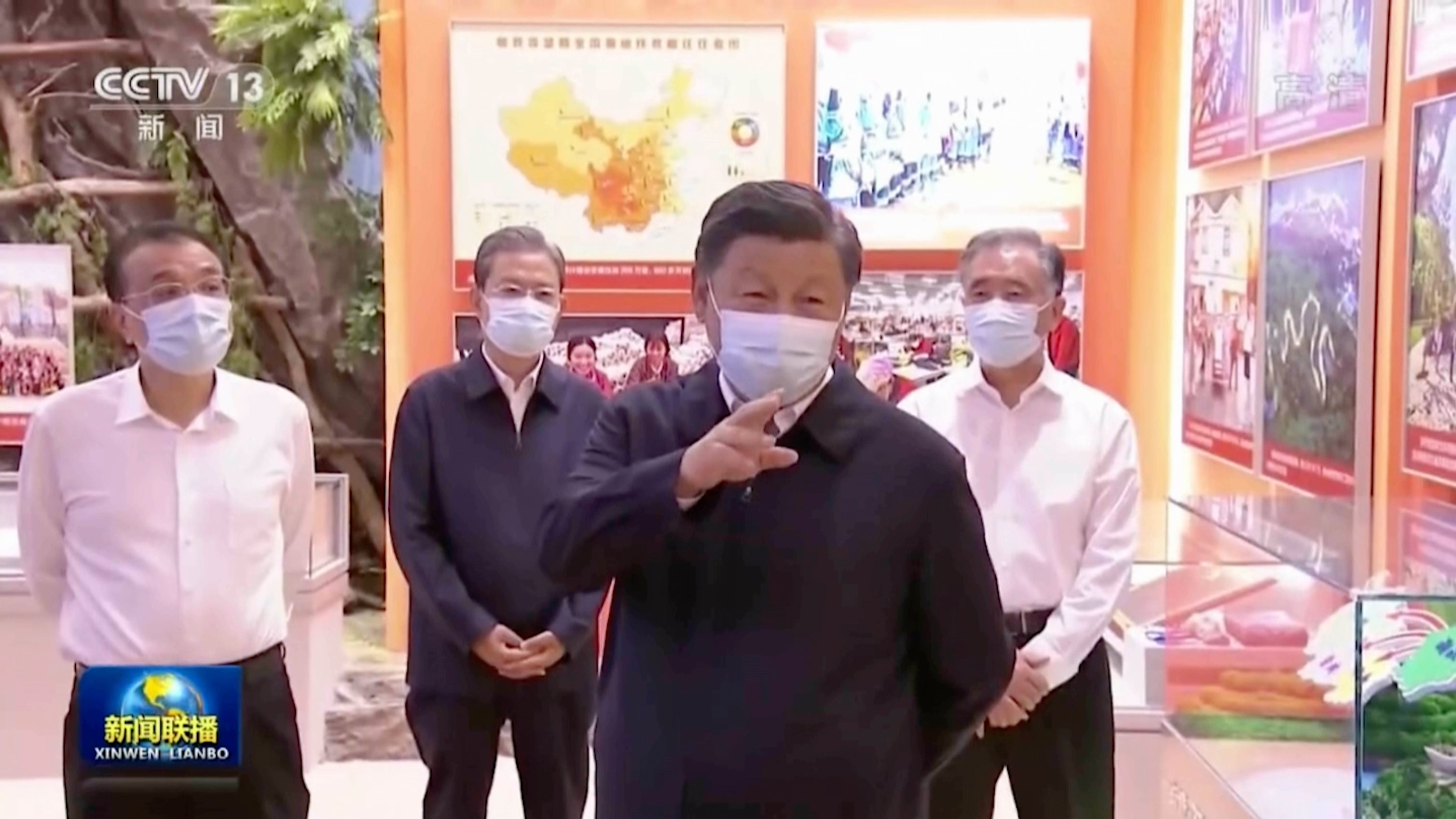 China Politics Xi Reappears