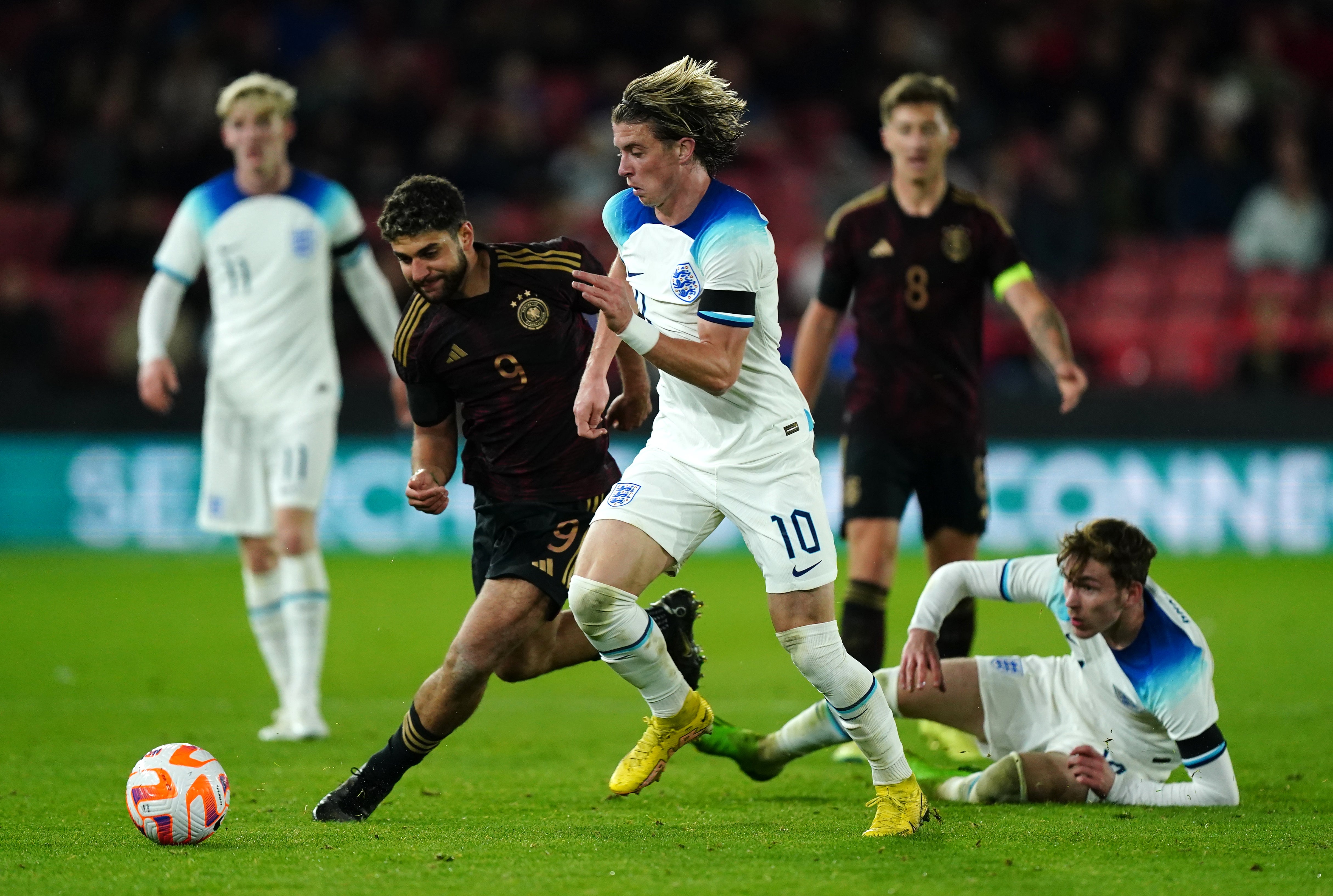 England Under-21s’ Conor Gallagher scored in the 3-1 win over Germany (Mike Egerton/PA)