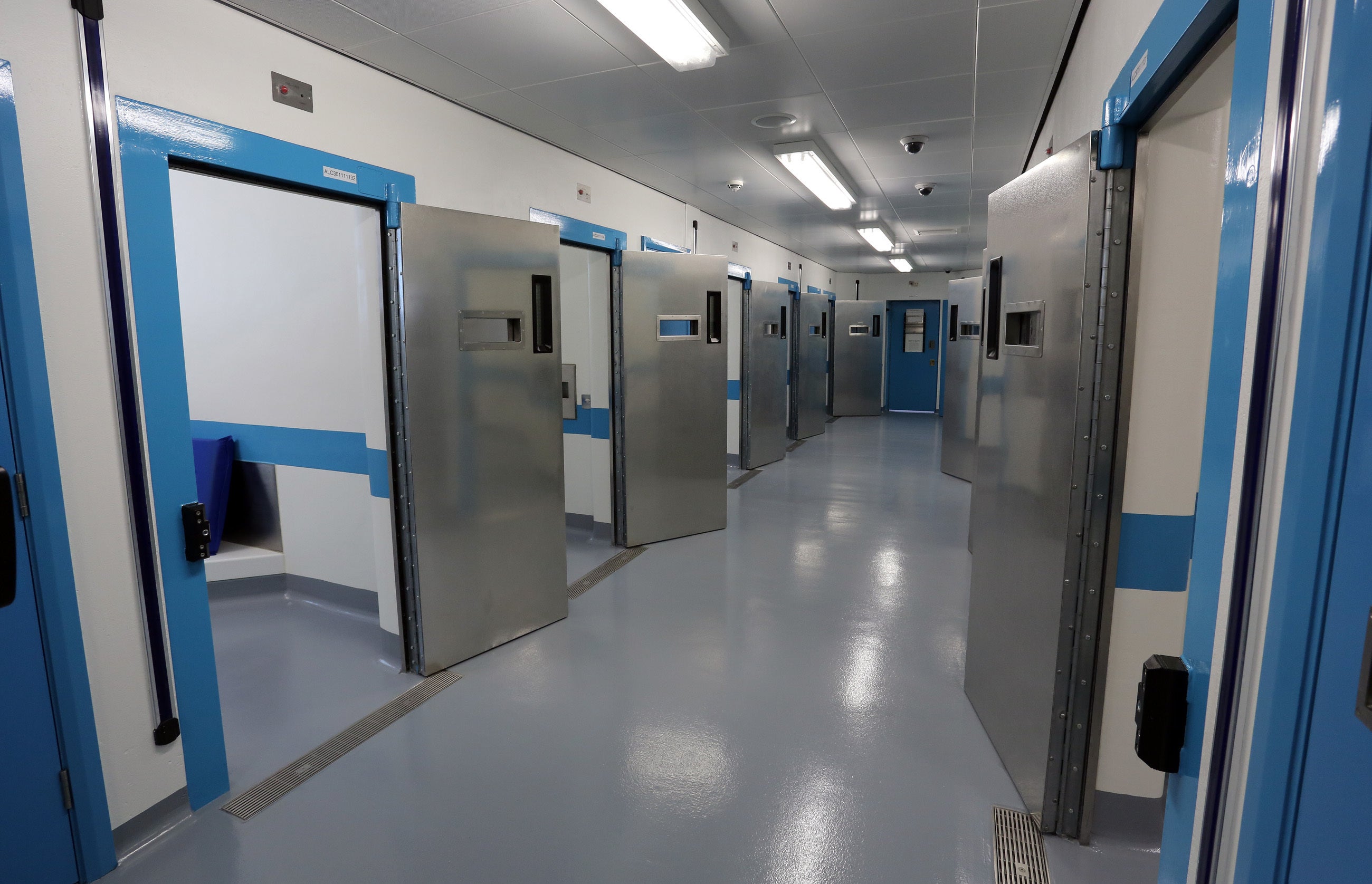 Police cells will be used in a ‘safe’ way, the Ministry of Justice says