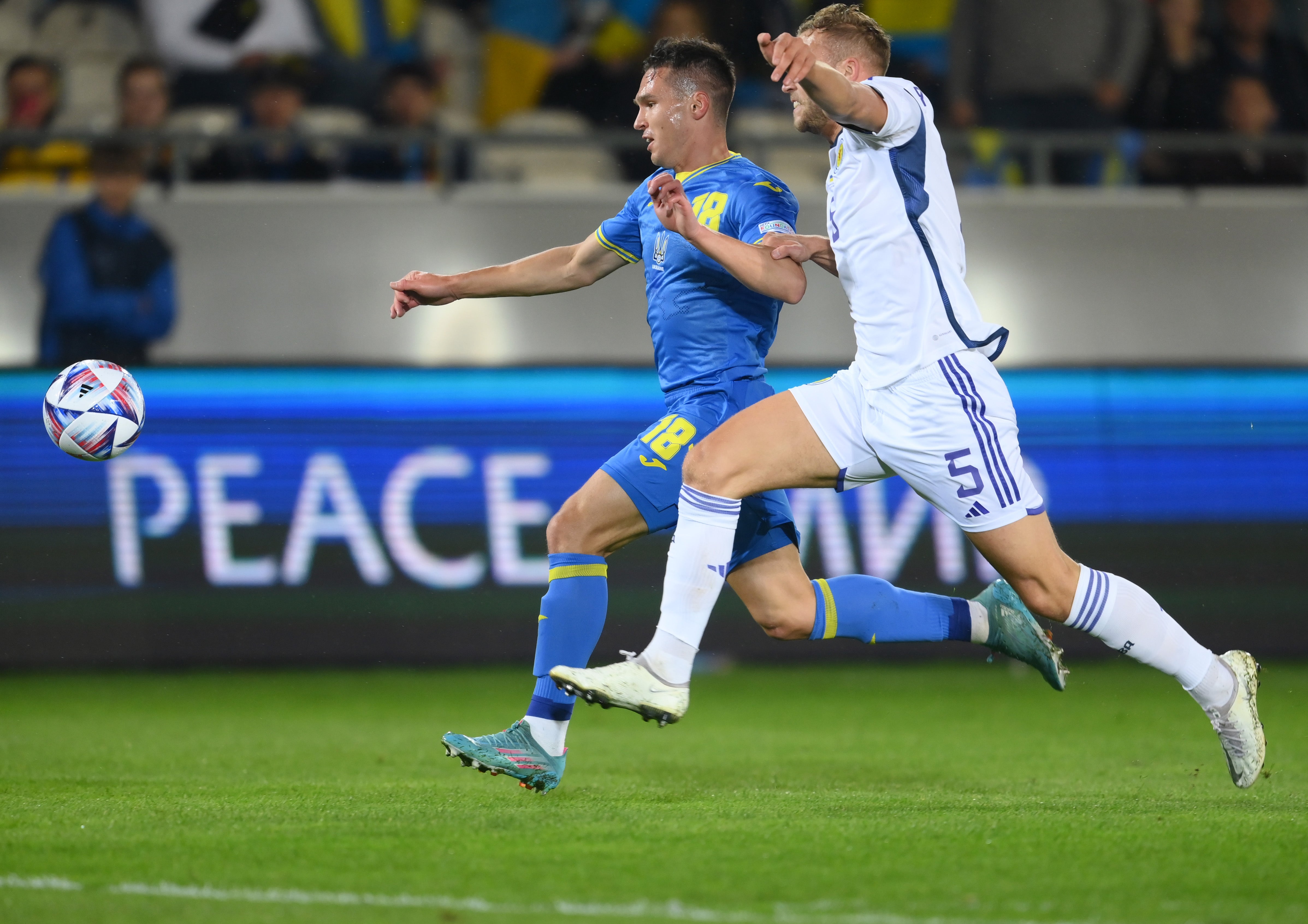 Porteous impressed to help keep Ukraine goalless