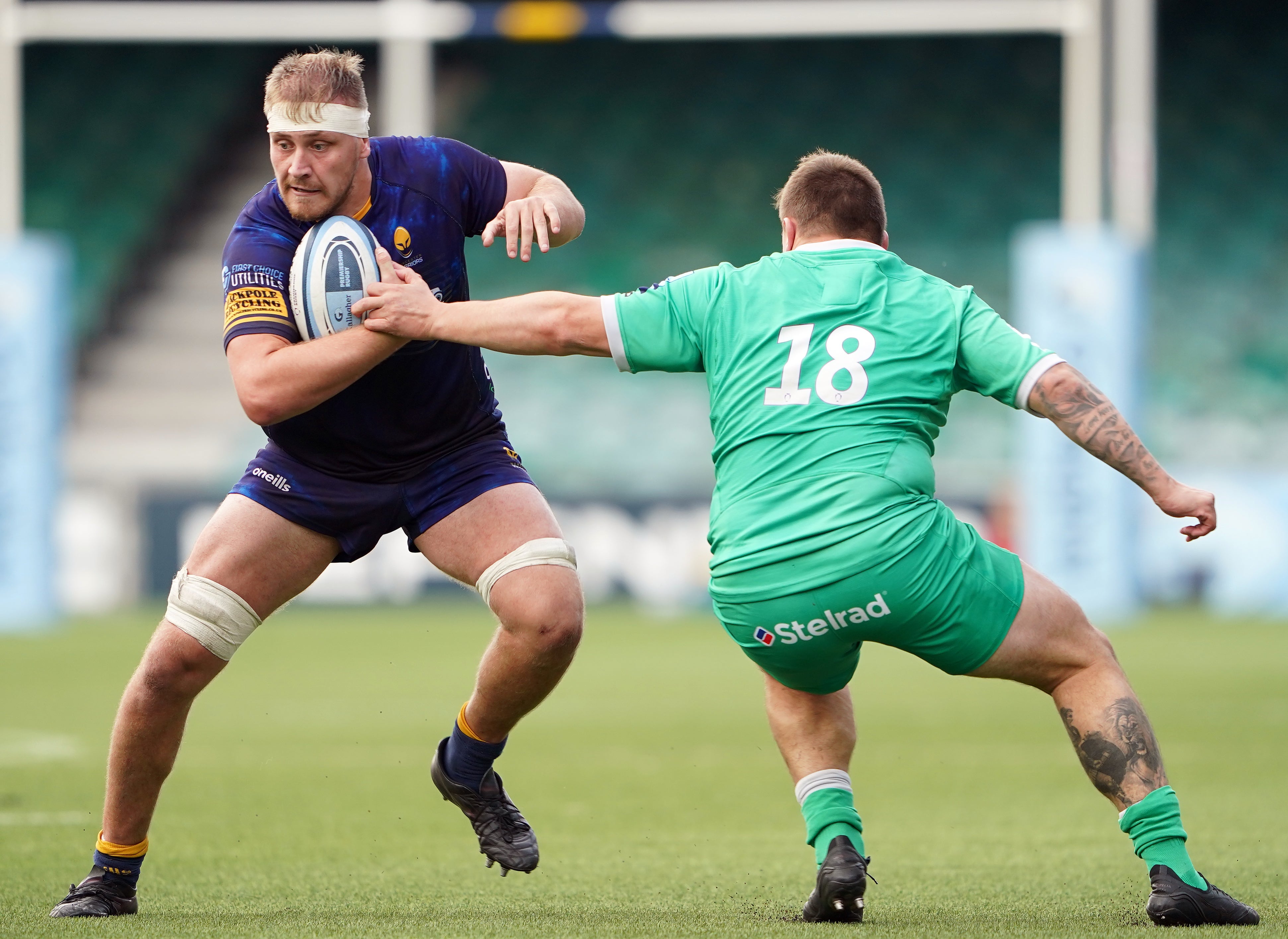 Joe Batley in action for Worcester (Zac Goodwin/PA)