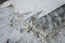 Study: Heat wave led to unprecedented melt of Swiss glaciers