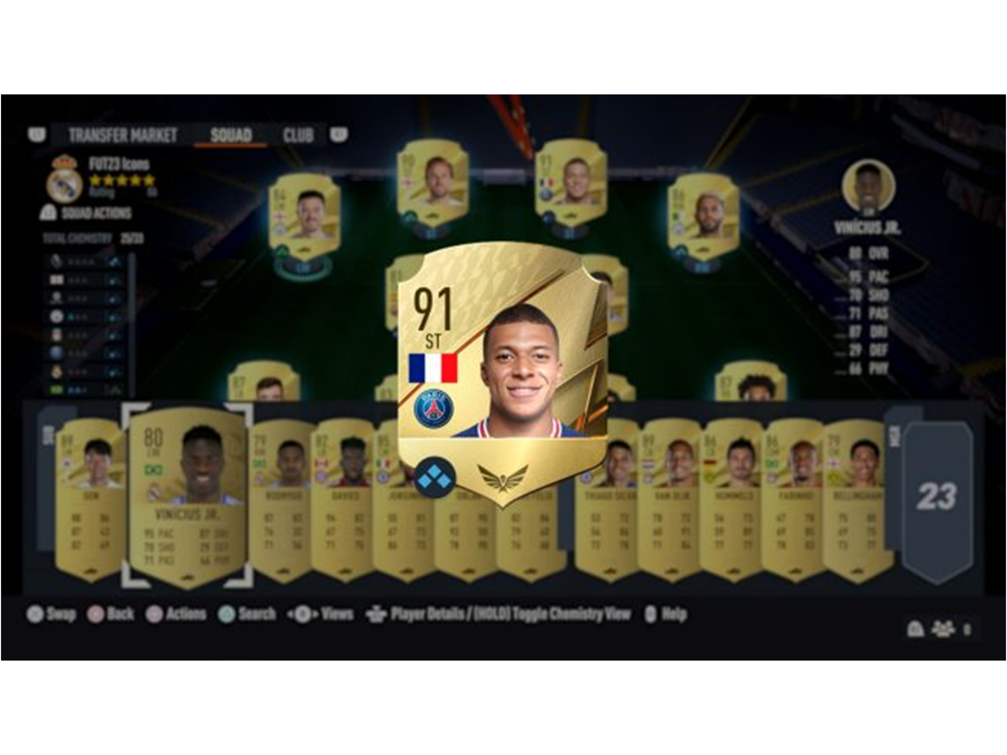 Chemistry can play a big part in team composition in FUT