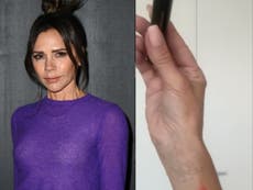 Victoria Beckham appears to have removed tattoo of husband David Beckham’s initials 