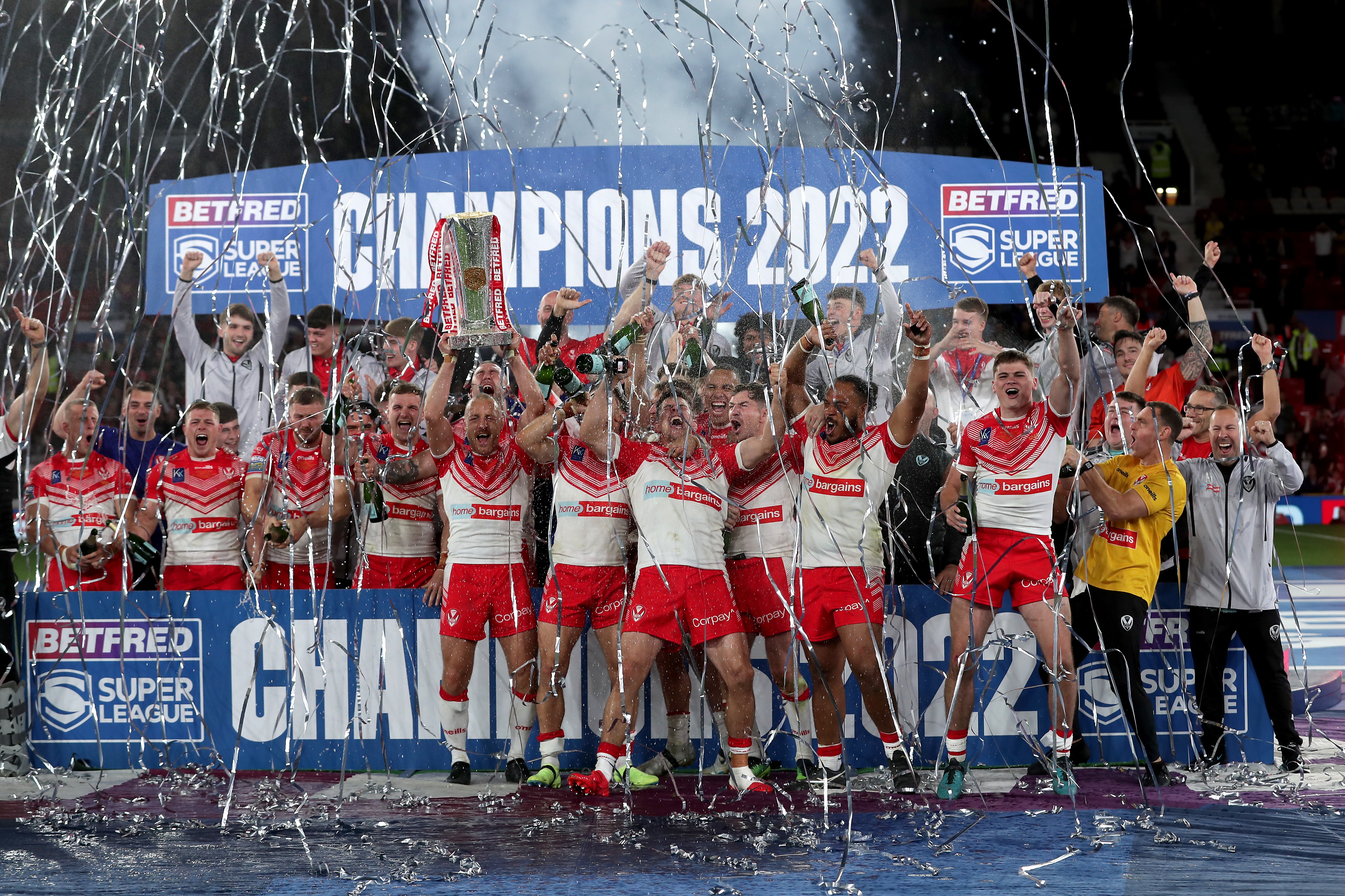 St Helens won Super League this season (Richard Sellers/PA)