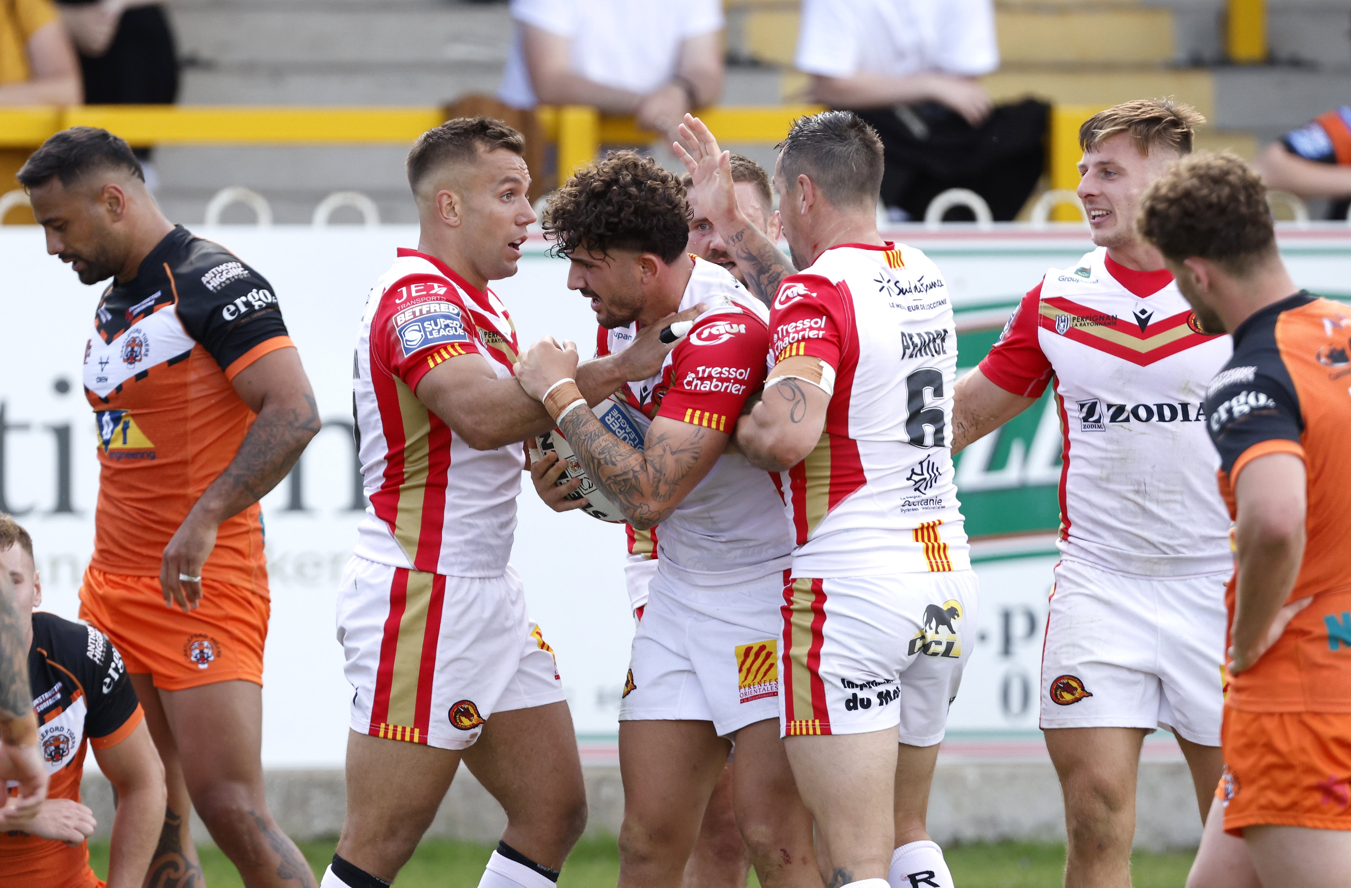 Catalans Dragons are set to keep their top-flight place under new IMG proposals (Richard Sellers/PA)