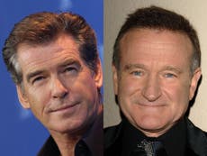 Pierce Brosnan shares how Robin Williams made dreaded Mrs Doubtfire scene instantly brilliant