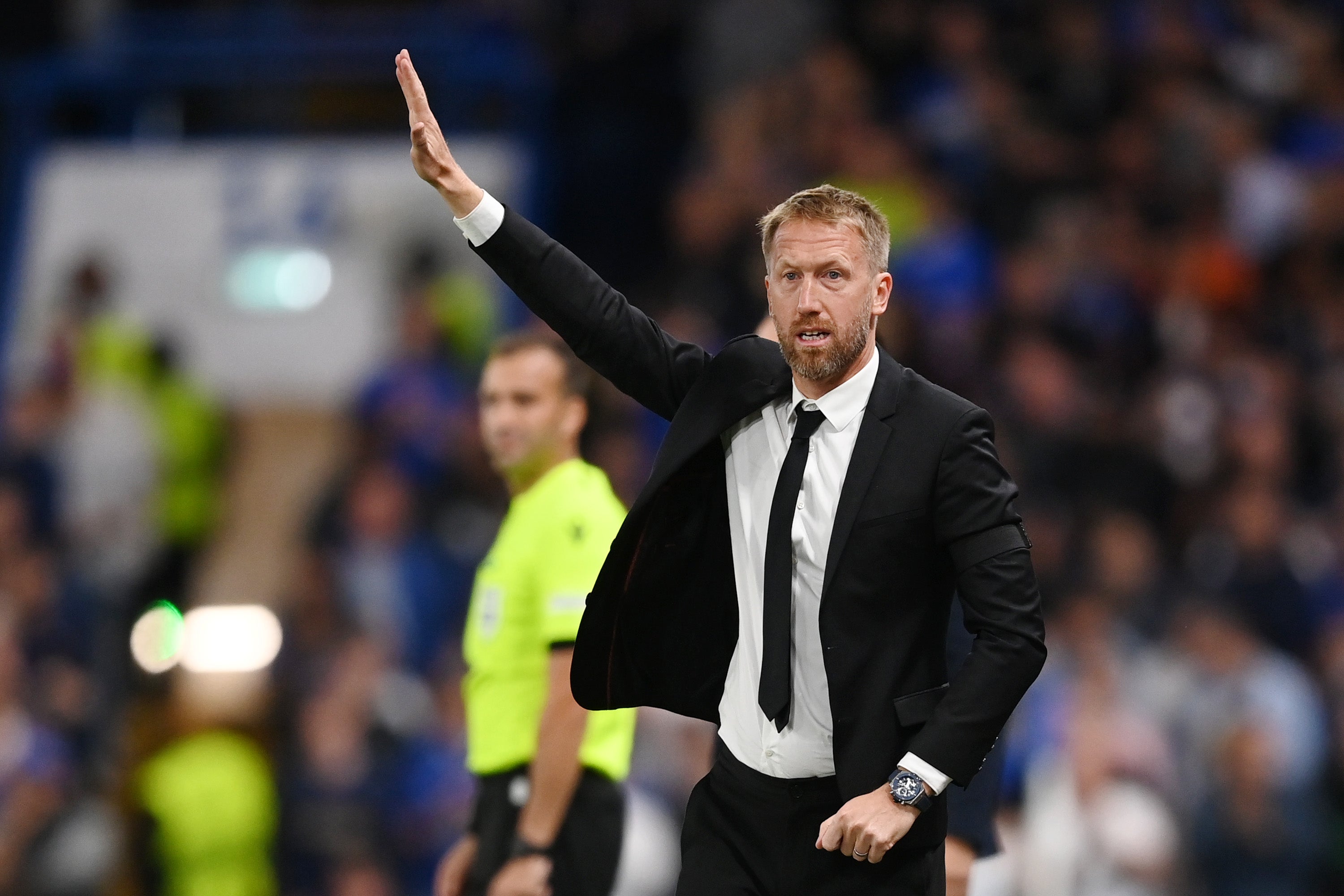 Graham Potter will manage his first Premier League game with Chelsea against Palace this weekend