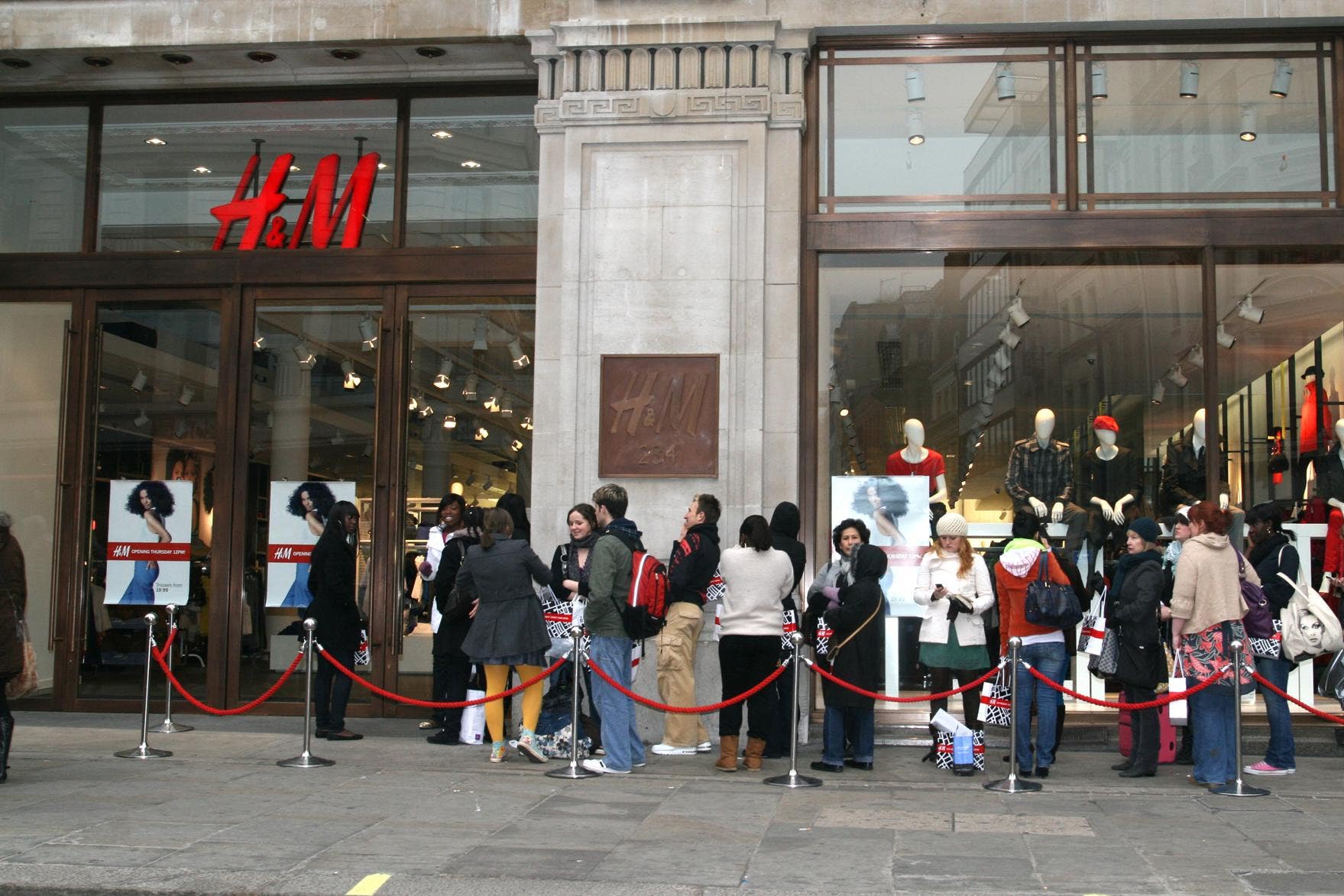 H&M has revealed it took a £170 million hit from its exit from Russia following the invasion of Ukraine (Katie Collins/ PA)