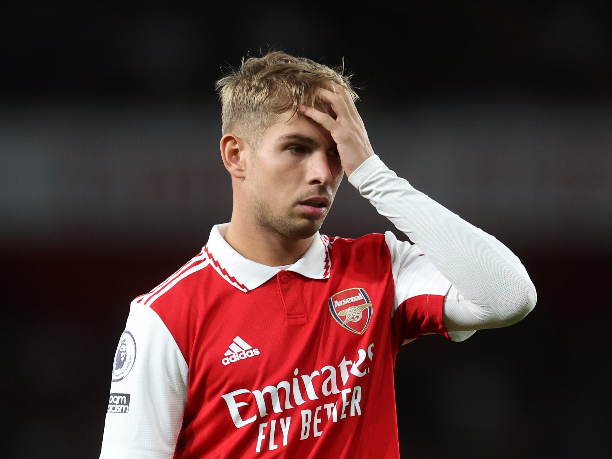 Arsenal midfielder Emile Smith Rowe has been experiencing ‘discomfort'