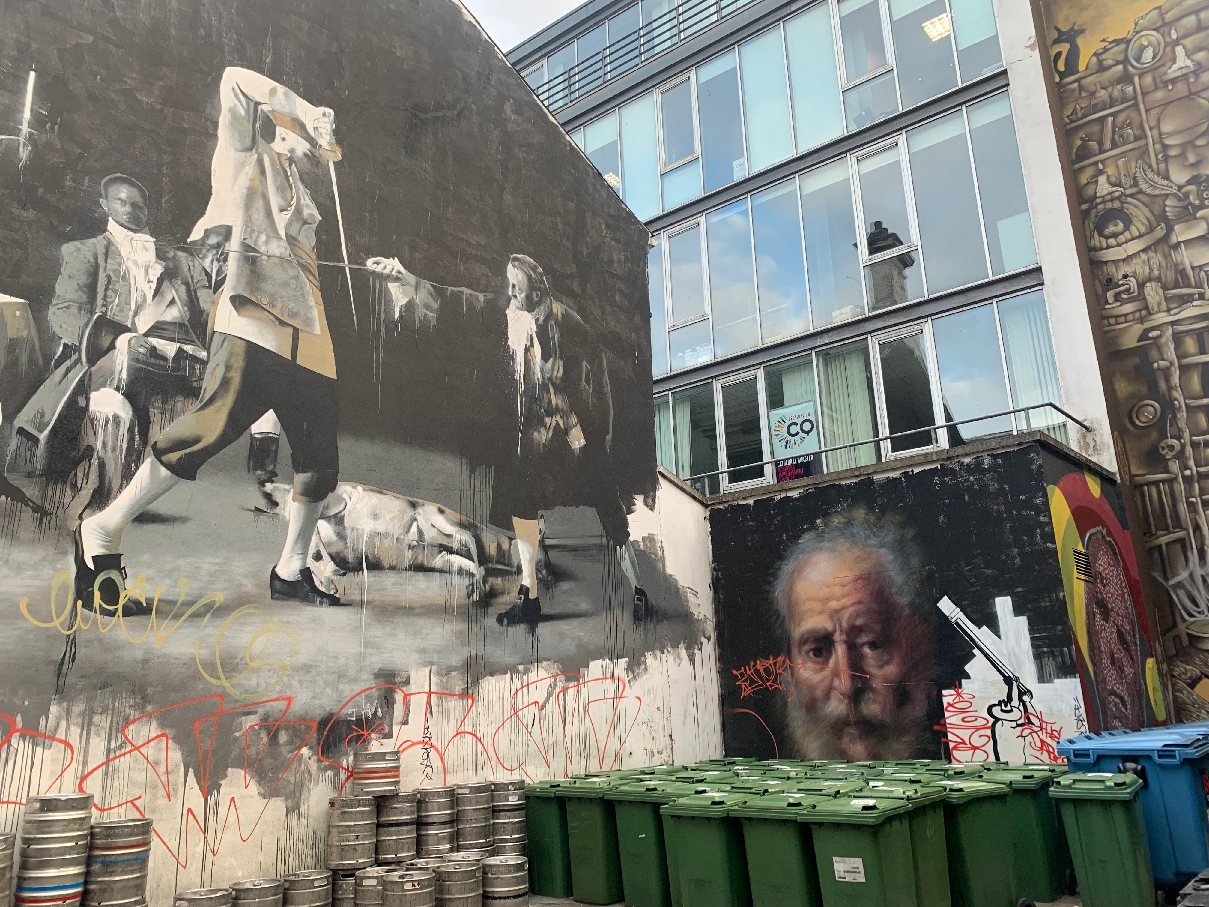 Belfast has a vibrant street art scene