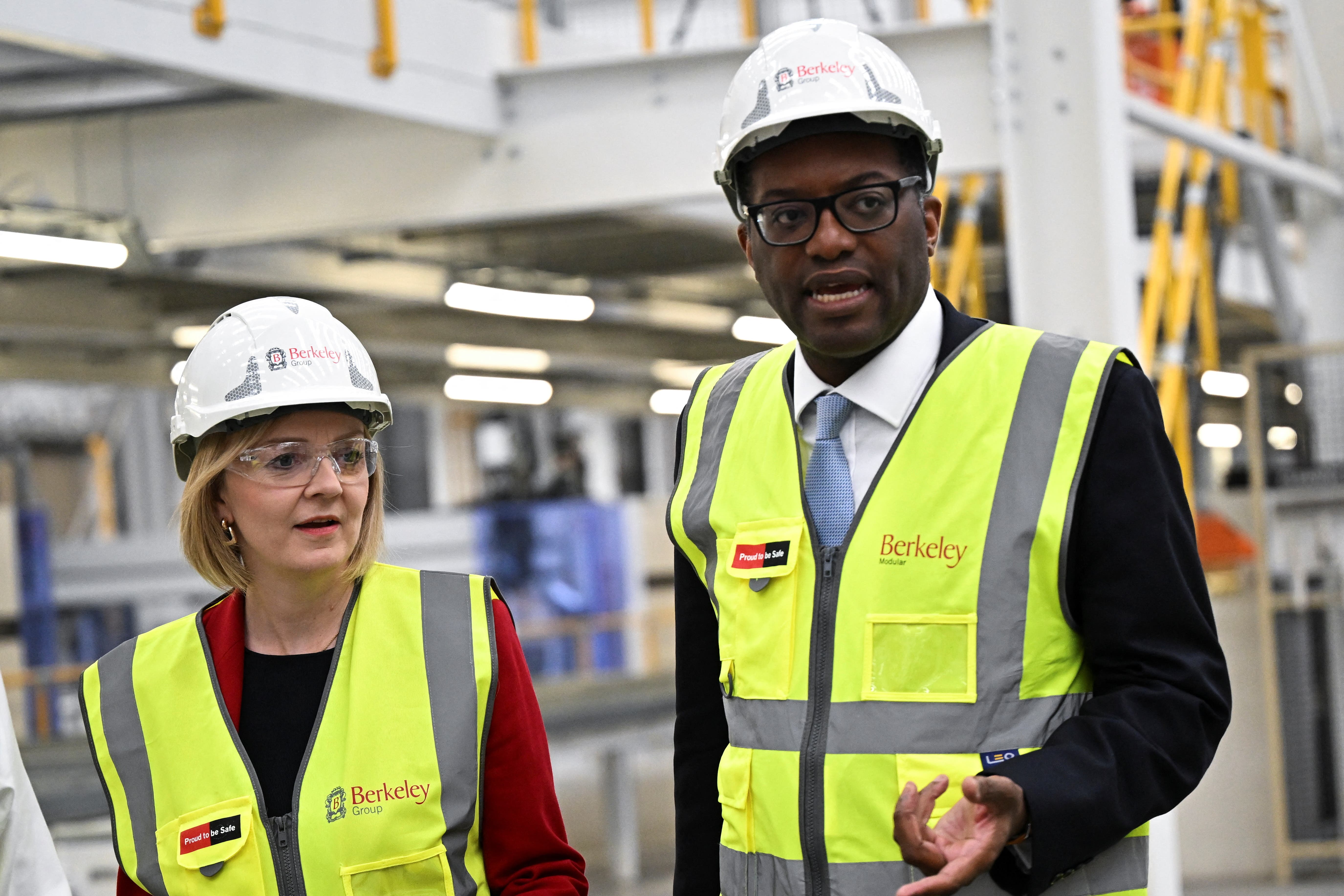 Prime Minister Liz Truss and Chancellor of the Exchequer Kwasi Kwarteng (Dylan Martinez/PA)