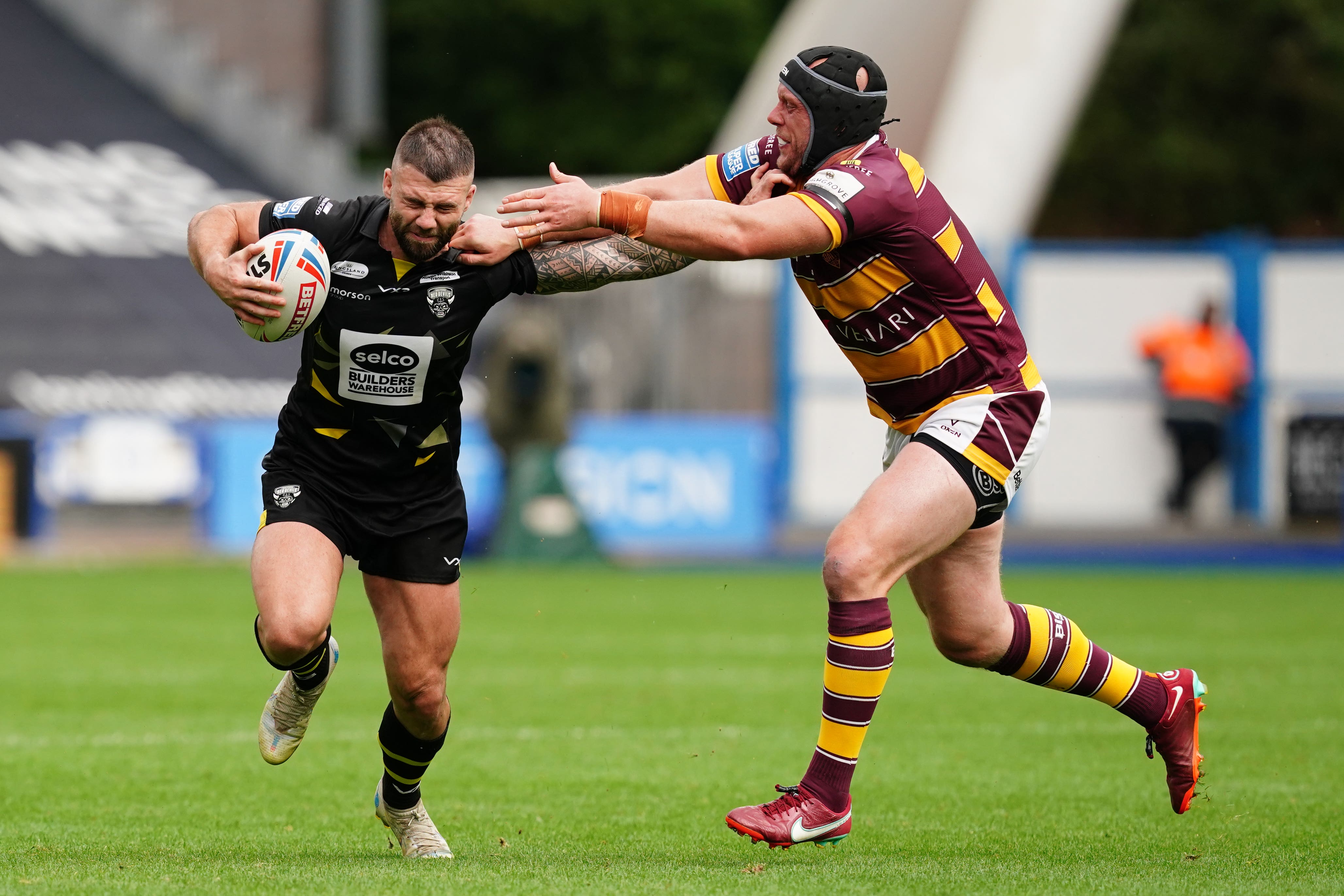 Chris Hill, right, will play in a home World Cup aged 34