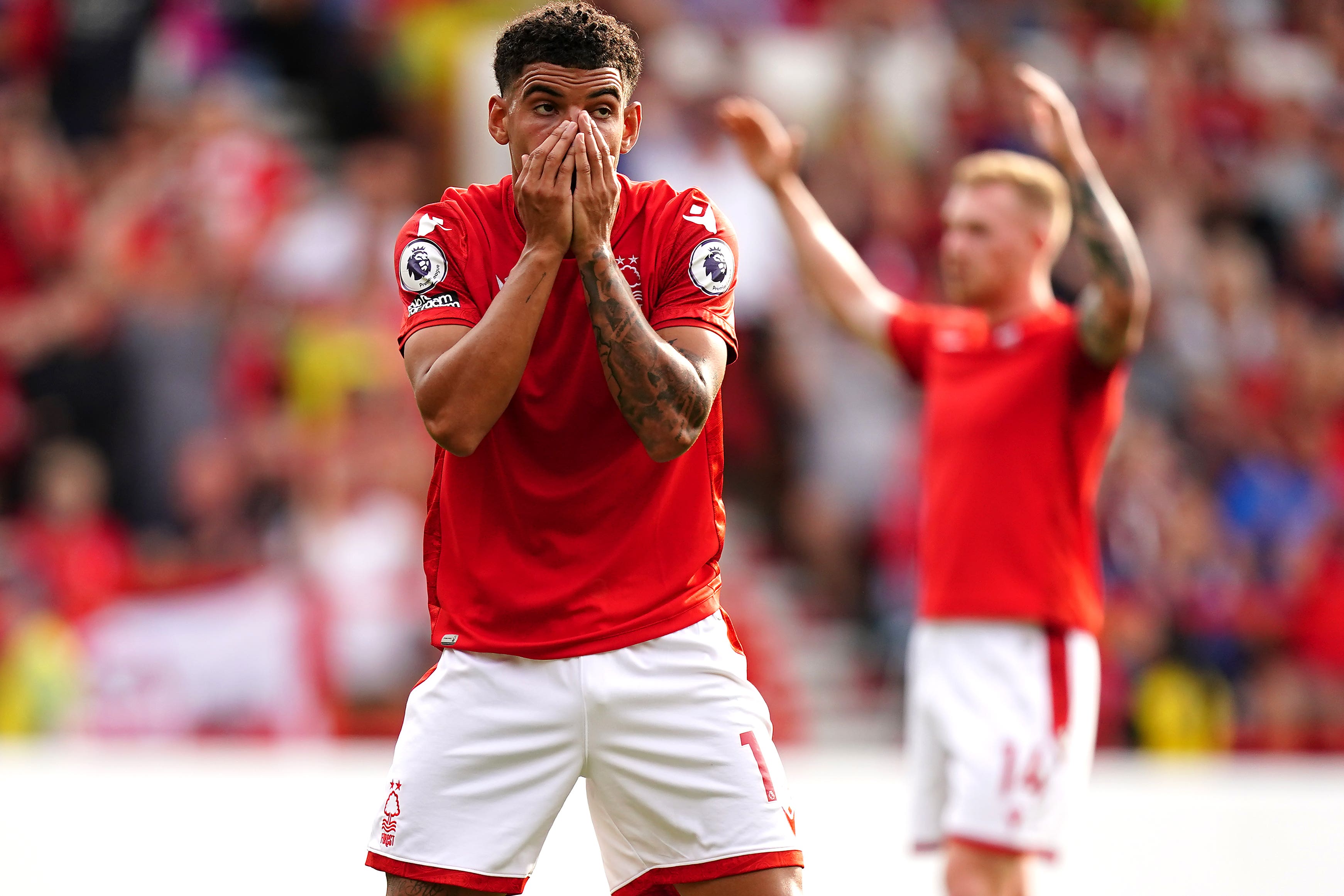 Morgan Gibbs-White remains a doubt for Nottingham Forest (Mike Egerton/PA)