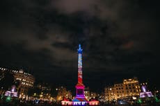 NFL lights up Trafalgar Square as Vikings vs Saints kicks off London Games