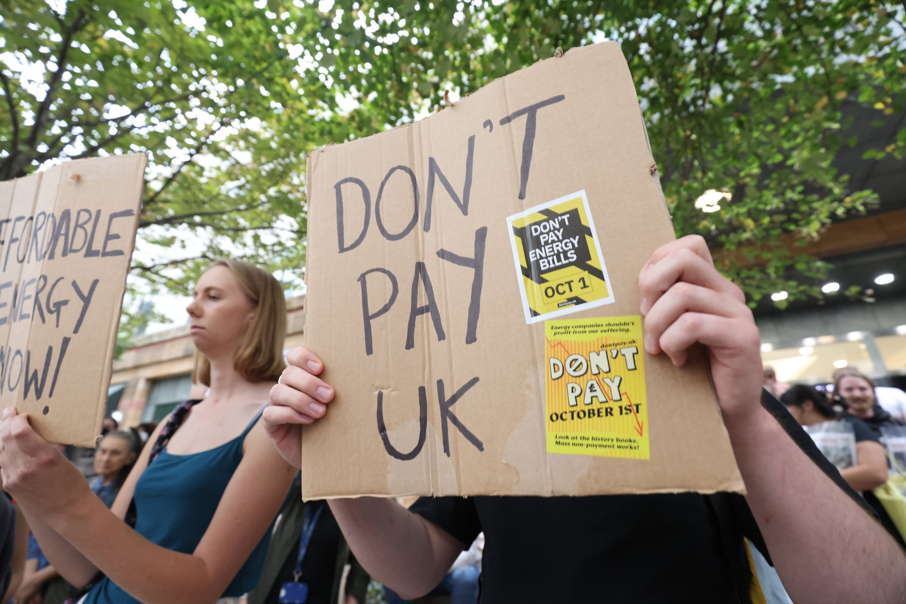 Don’t Pay activists planned a number of protests across the UK