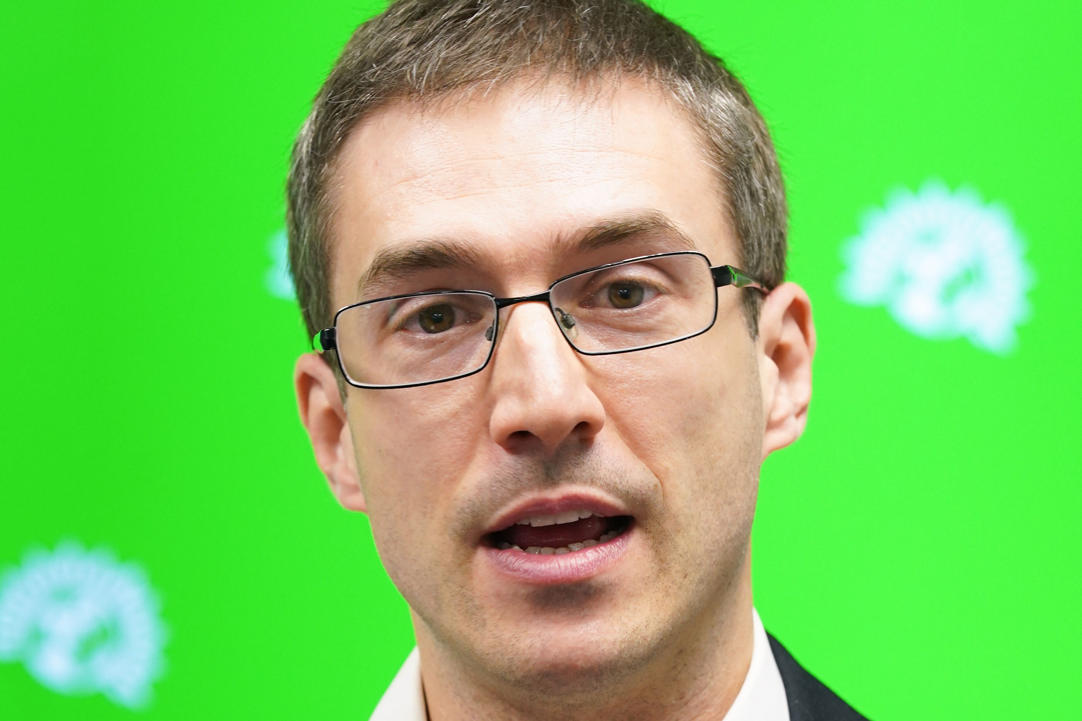 Green Party co-leader Adrian Ramsay has said the party’s call for a tax on the richest 1% in society to pay for a green fund aims to ‘make our society more equal’ (Ian West/PA)