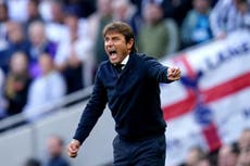 Antonio Conte urges Tottenham to ‘move on quickly’ from Arsenal defeat