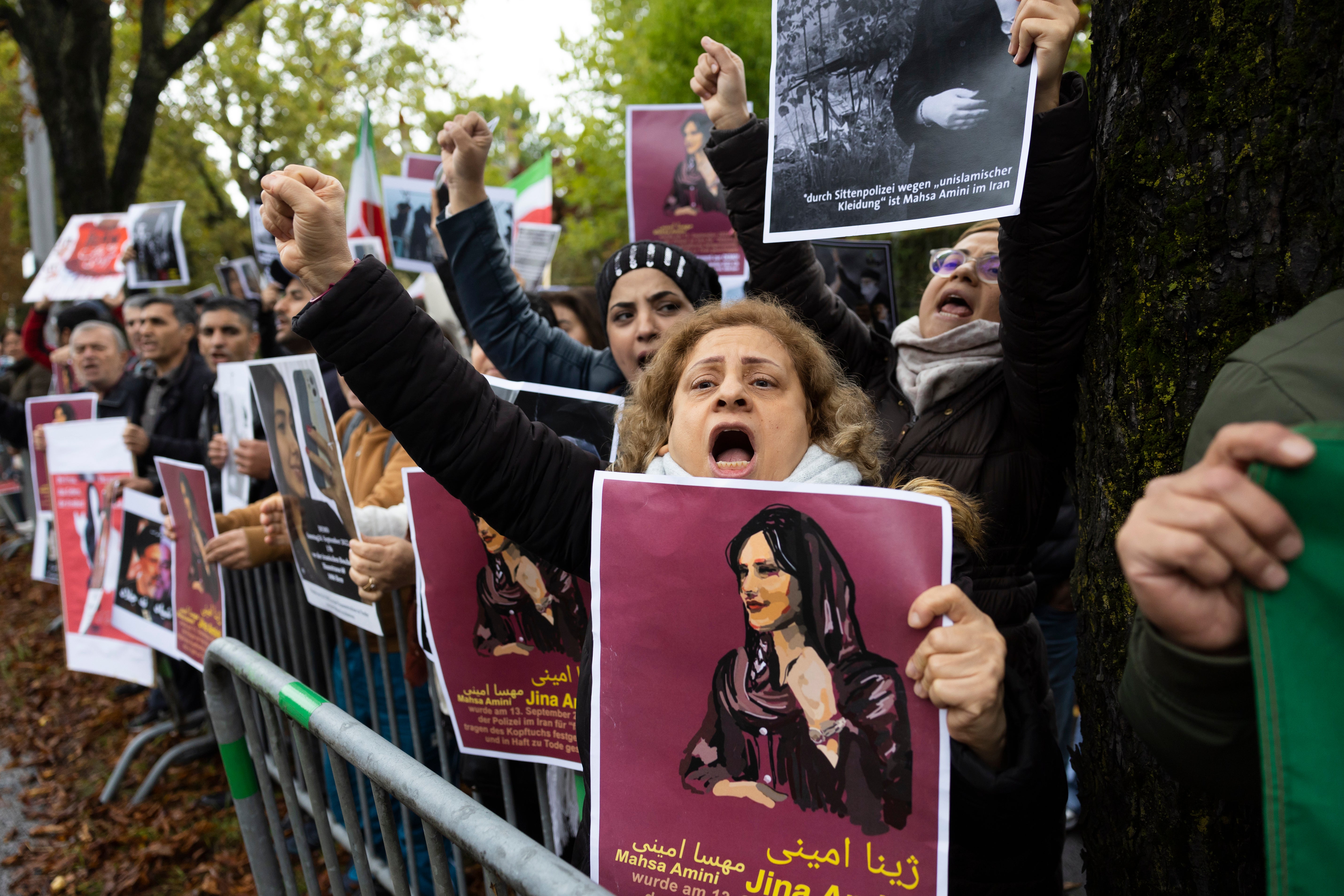 Switzerland Iran Protest