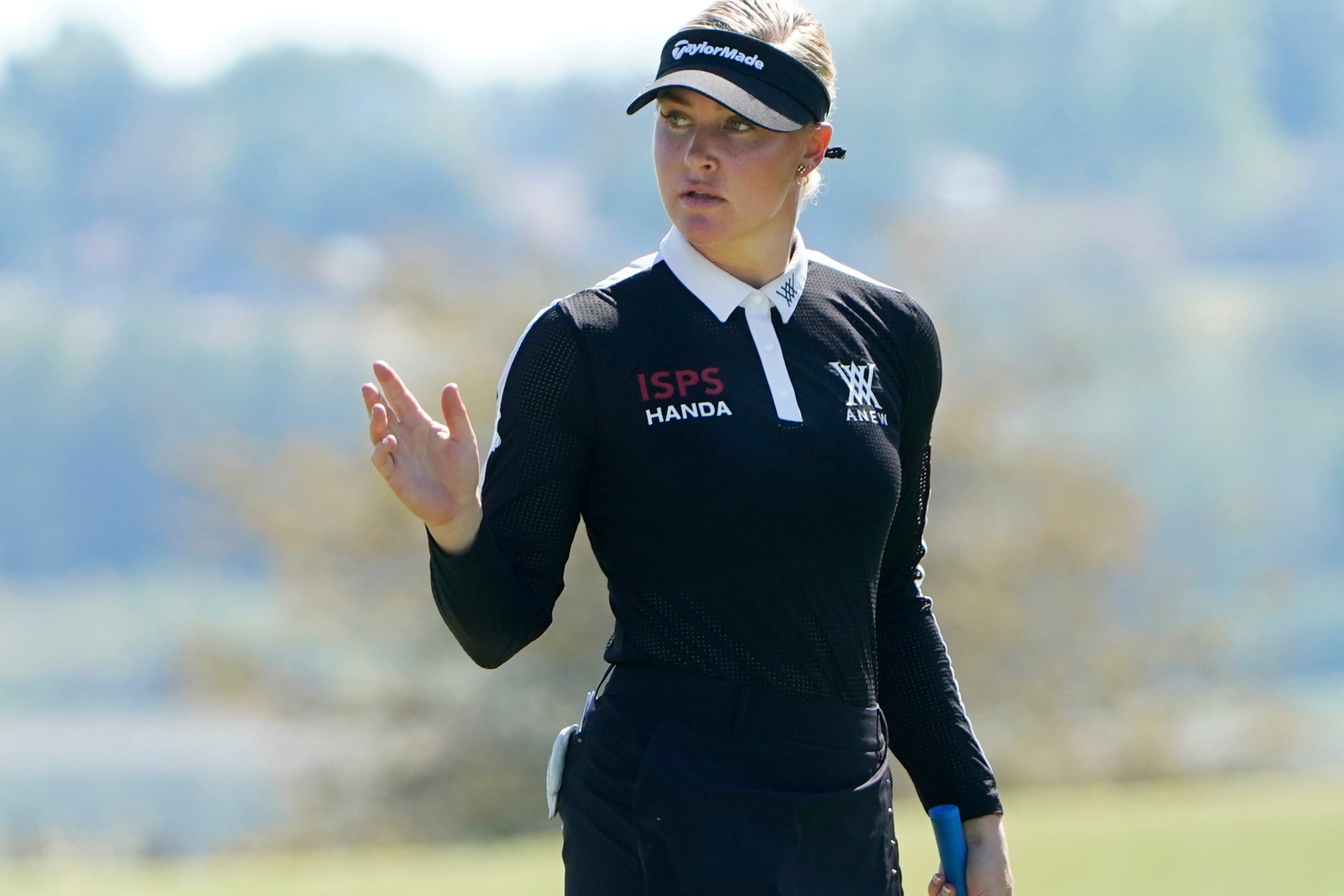 Charley Hull is back in the winners’ circle (LM Otero/AP/PA)