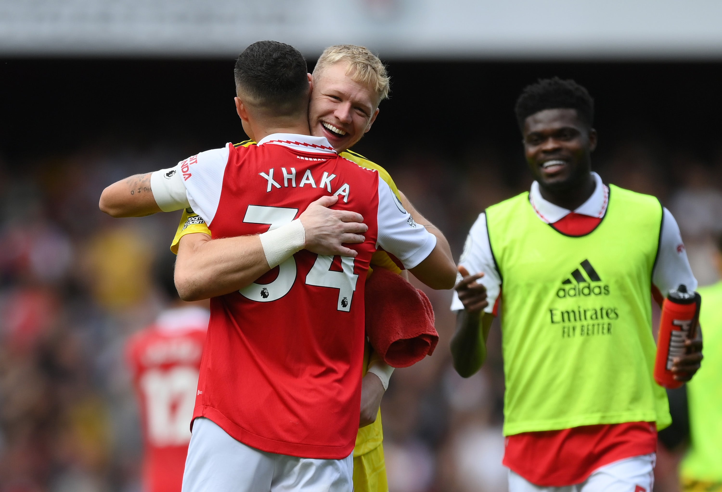 Ramsdale helped Arsenal triumph in the north London derby