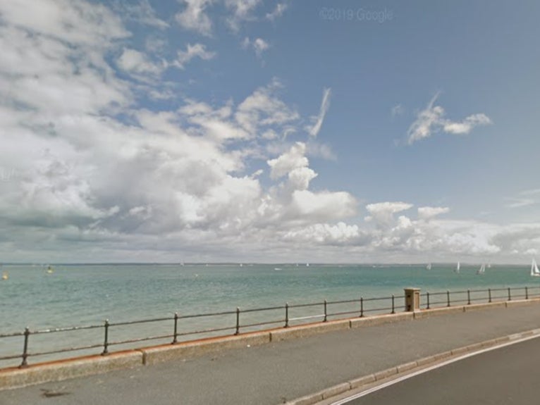 The incident happened off the coast of Cowes in the Isle of Wight