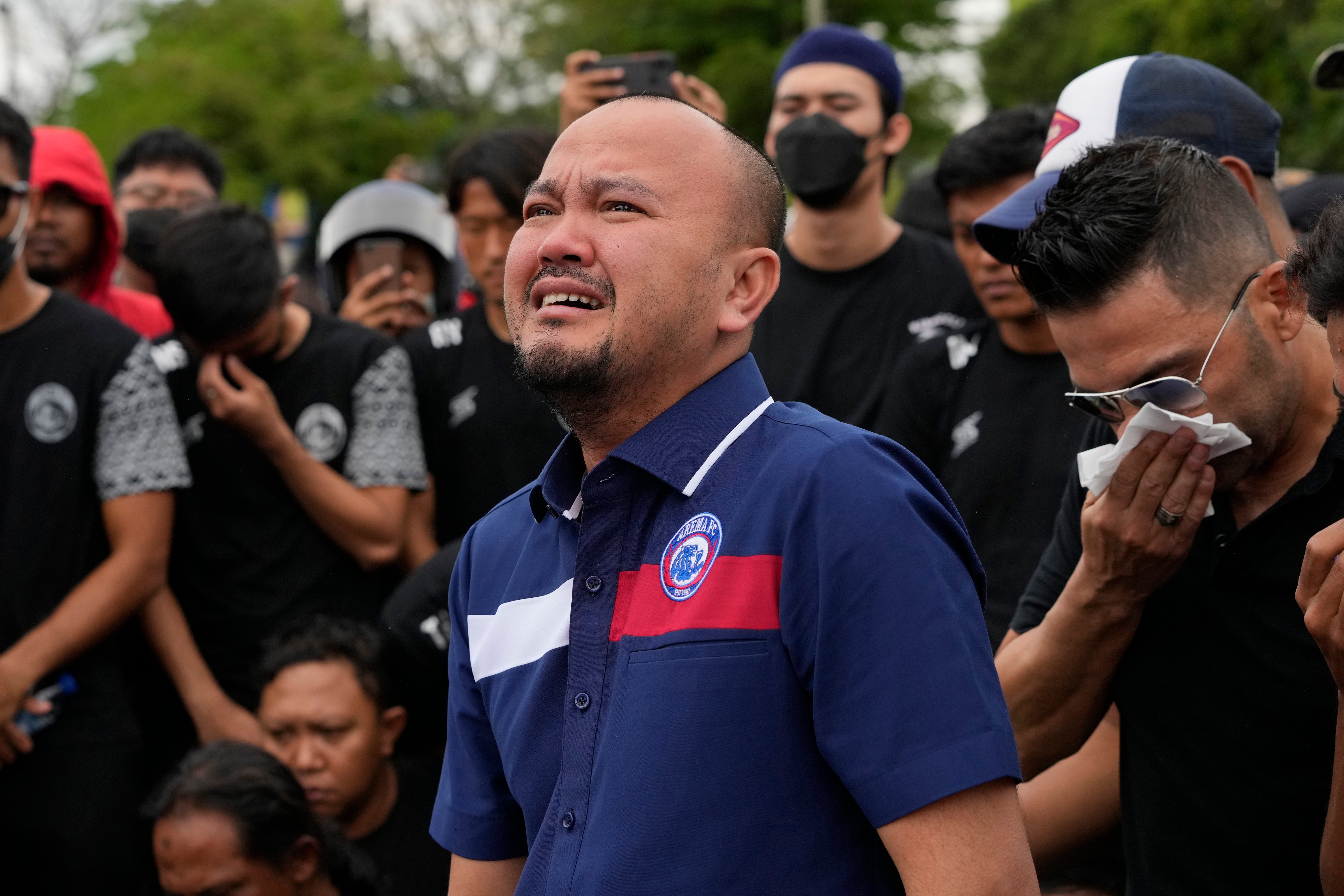 APTOPIX Indonesia Soccer Deaths