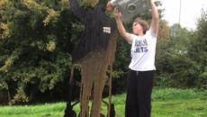 Climate activist pours human faeces over Captain Tom statue