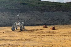 Planetary rover destined for moon or Mars tested in Milton Keynes quarry