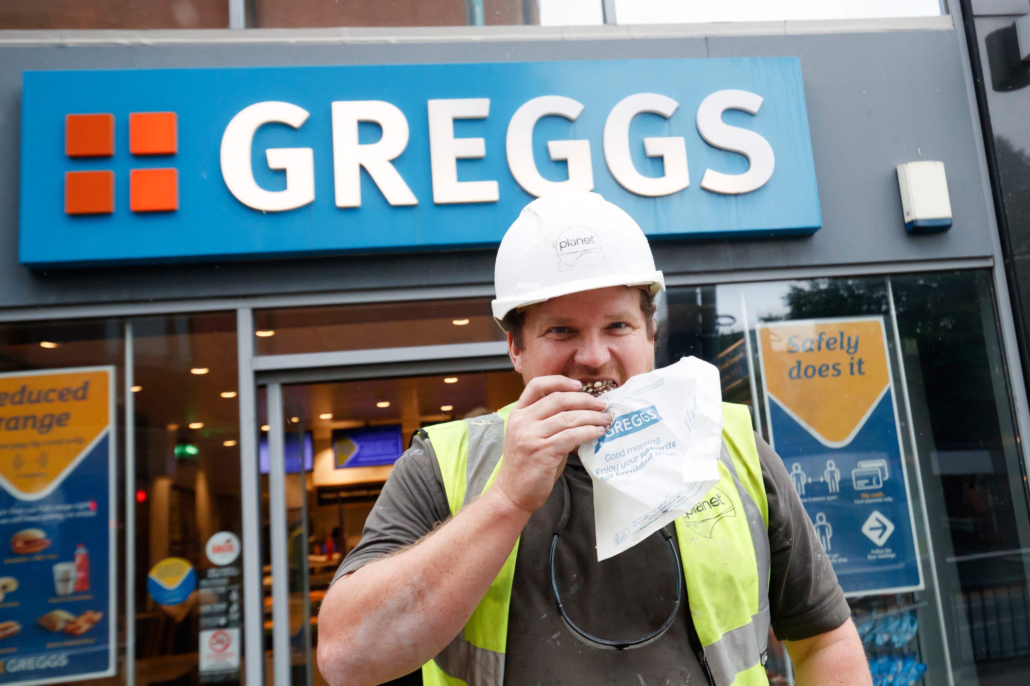 Greggs’ sales have shot up by 15 per cent over the past three months