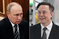 Elon Musk denies claim he spoke to Vladimir Putin before tweeting peace plan for war in Ukraine