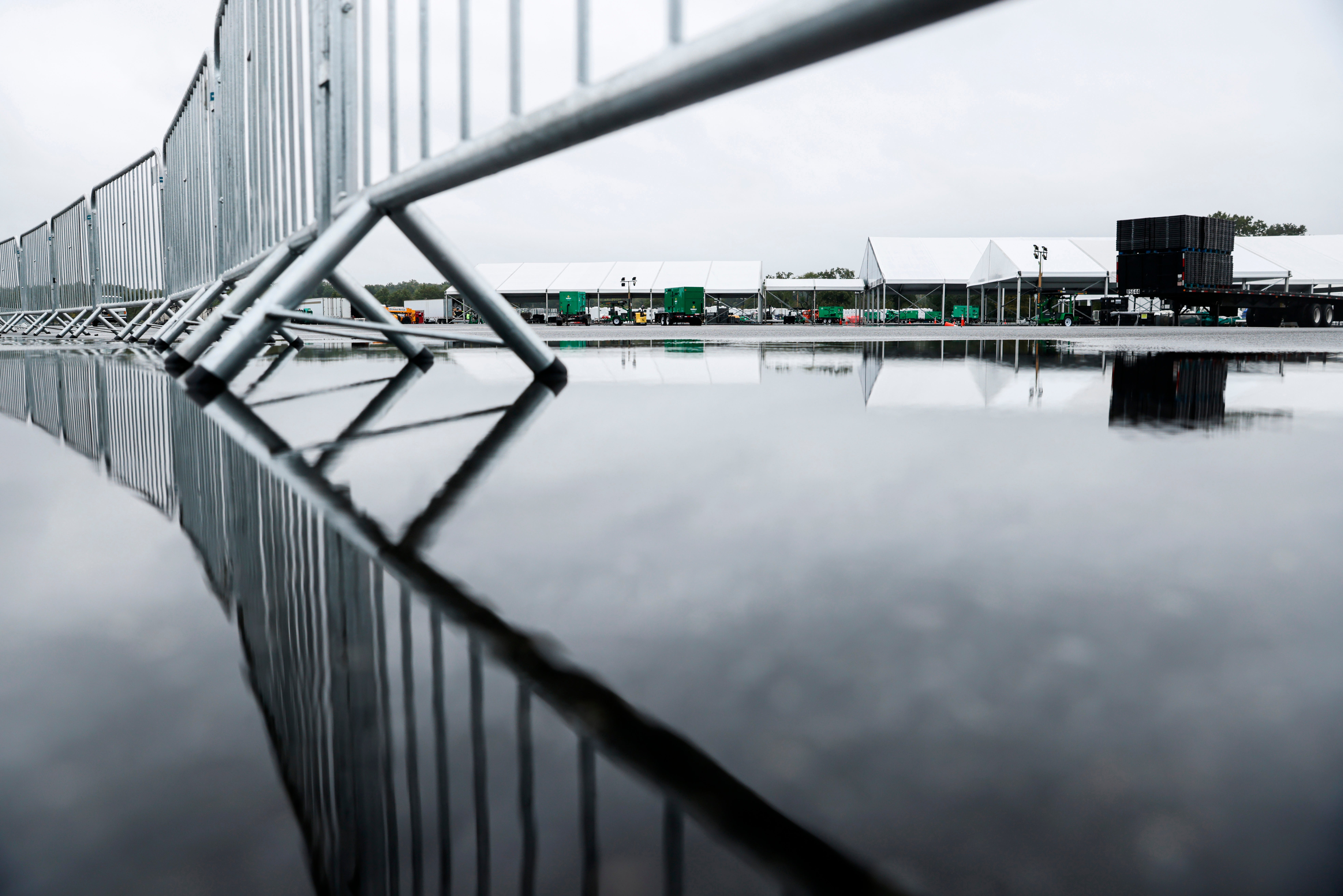 APTOPIX Transporting Migrants NYC Tents