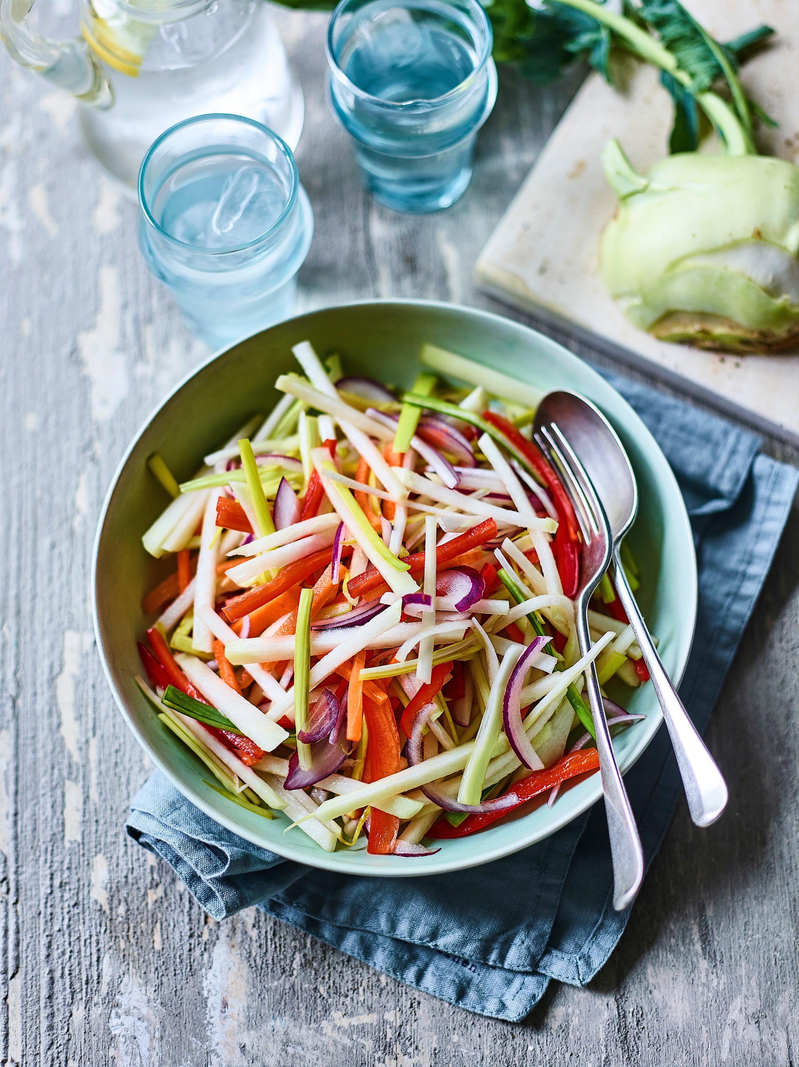 This chopped salad is a great idea for a party