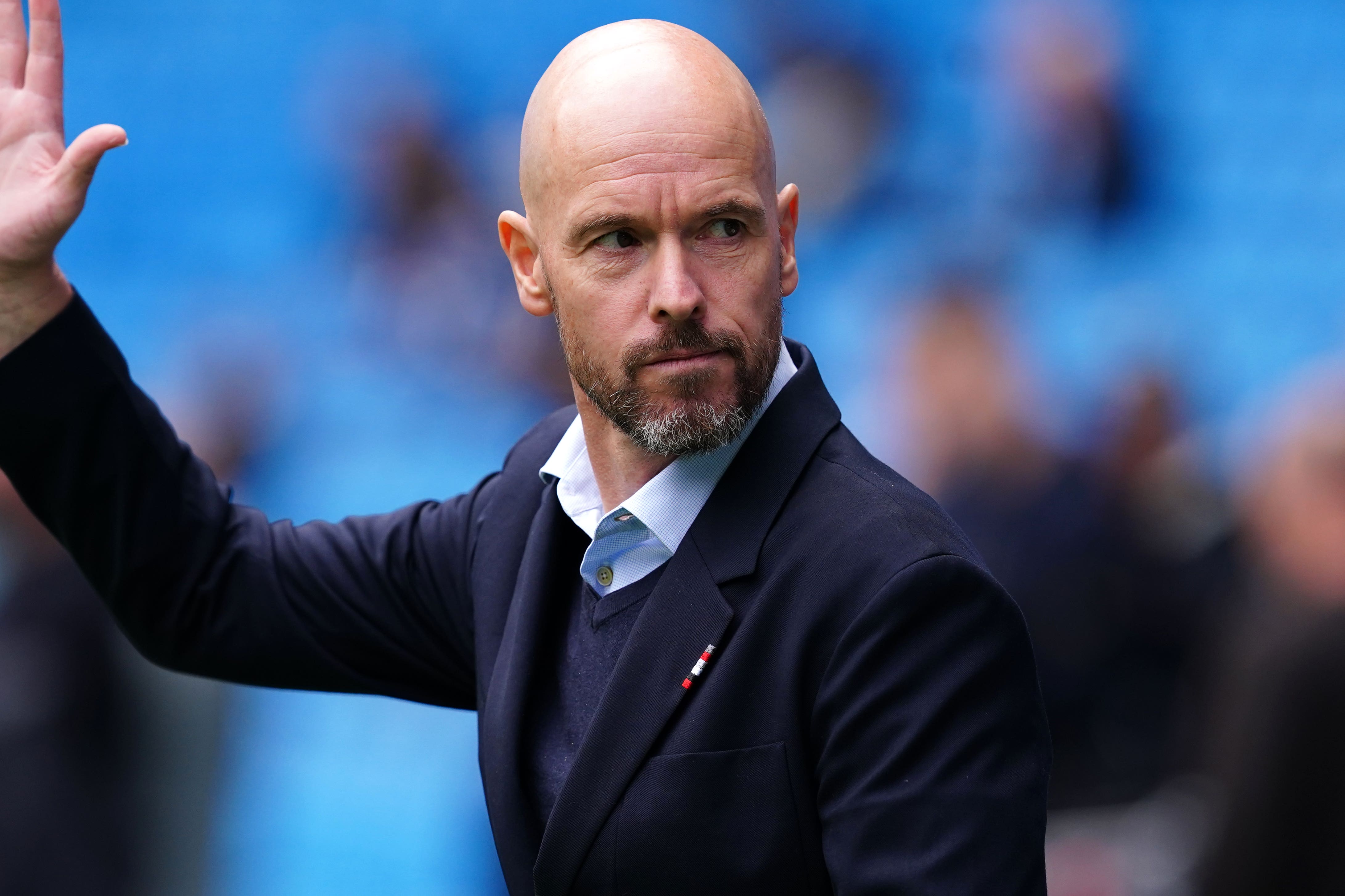 Erik Ten Hag’s Manchester United came undone at neighbours City last weekend (Martin Rickett/PA)