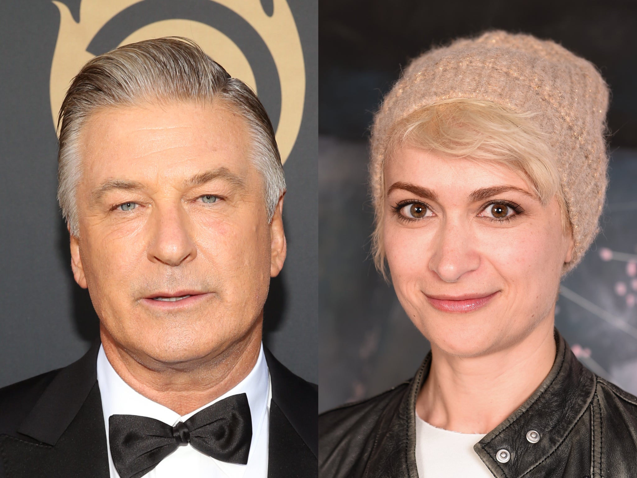 Alec Baldwin and Halyna Hutchins