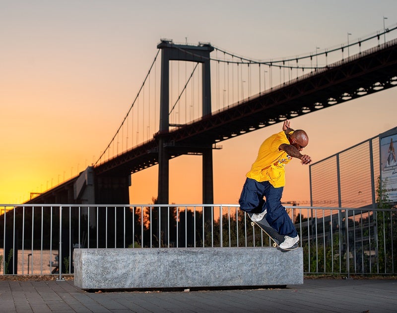 Skating turns the city into an urban playground