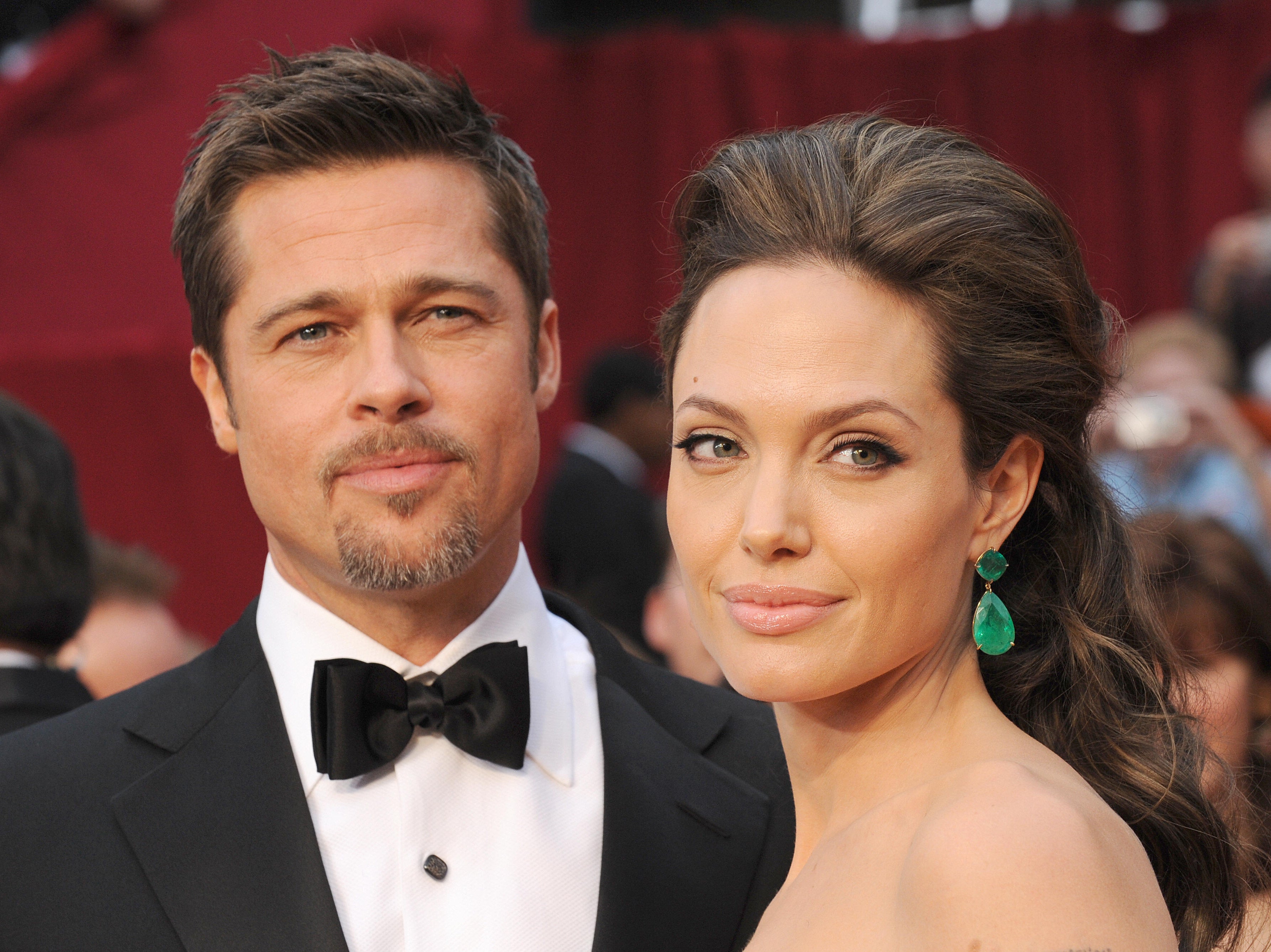 Brad Pitt and Angelina Jolie pictured in 2009