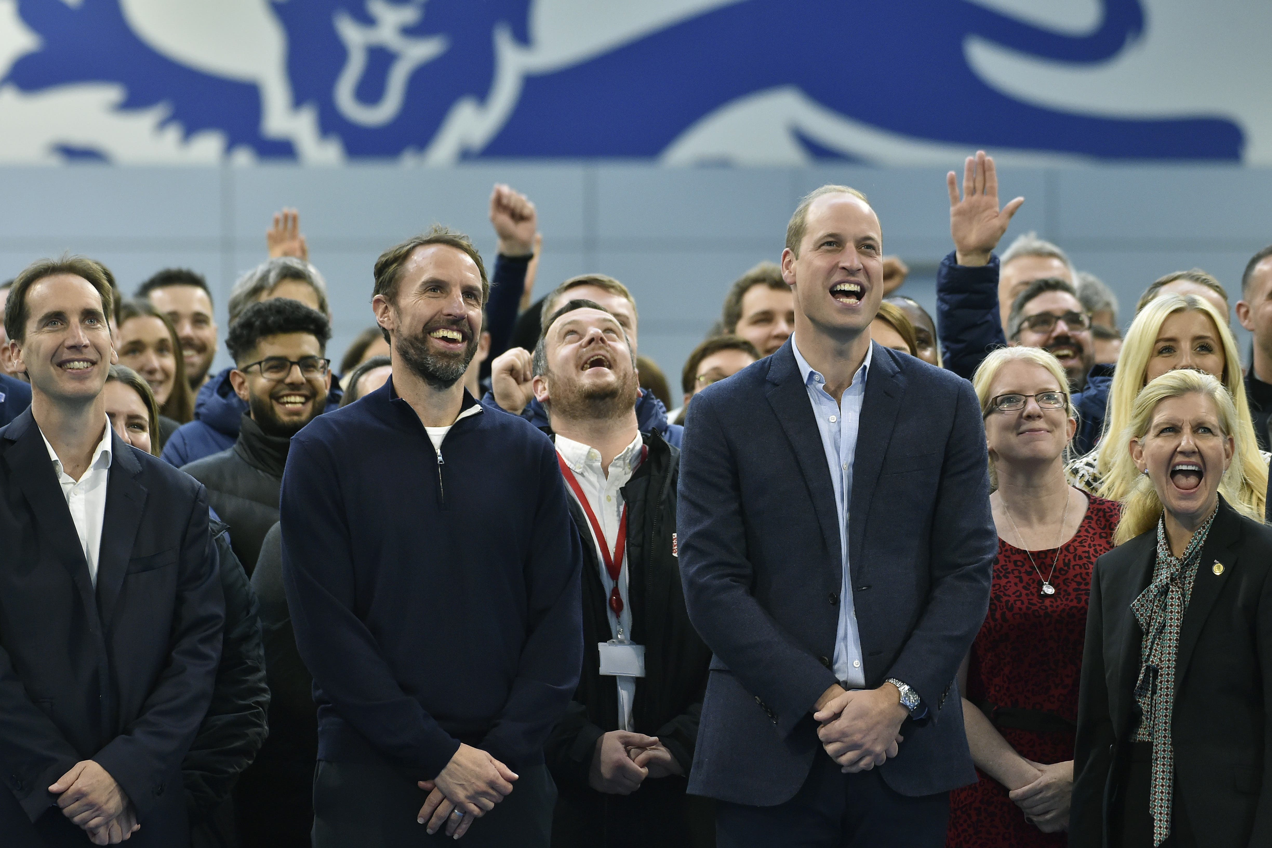 Gareth Southgate and the Prince of Wales (Rui Viera/PA)