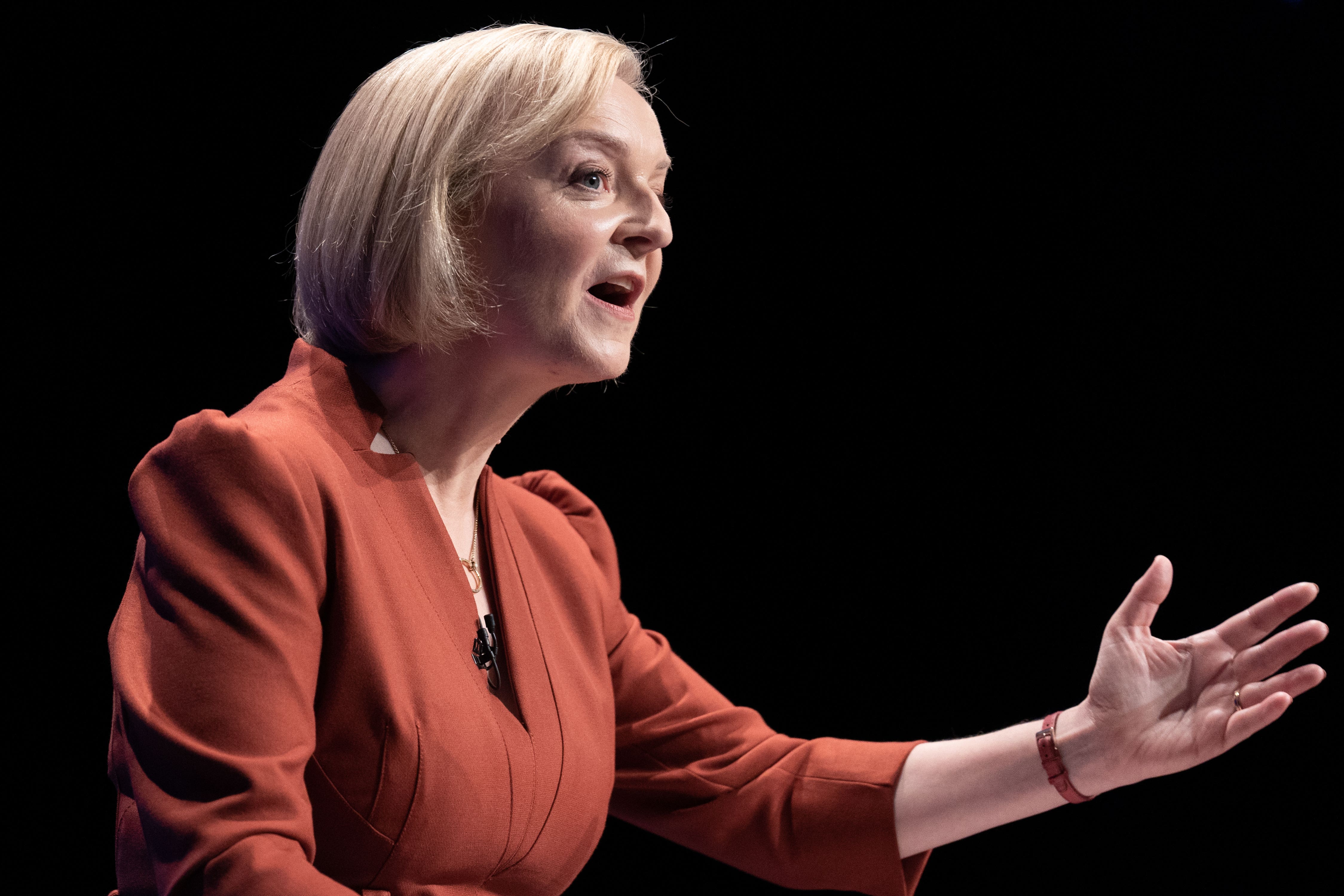 Prime Minister Liz Truss was travelling to the Czech Republic for a European Political Community meeting (Stefan Rousseau/PA)