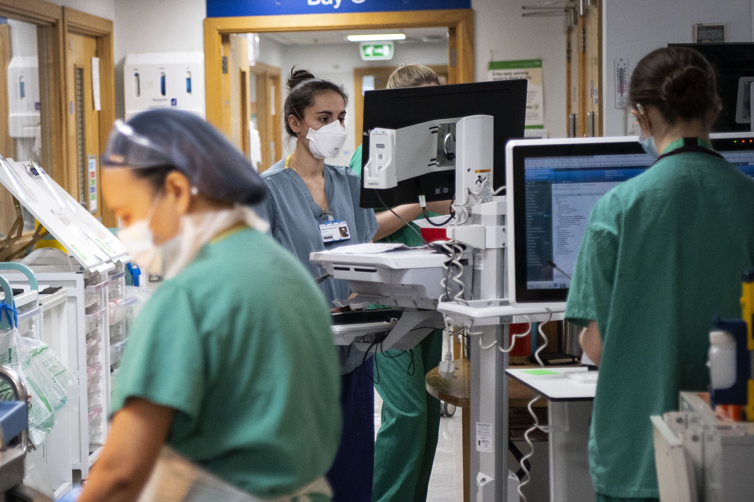 Nurses are to be balloted on strike action (Victoria Jones/PA)