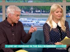 Holly Willoughby looks unimpressed as Phillip Schofield cuts her off in viral This Morning clip