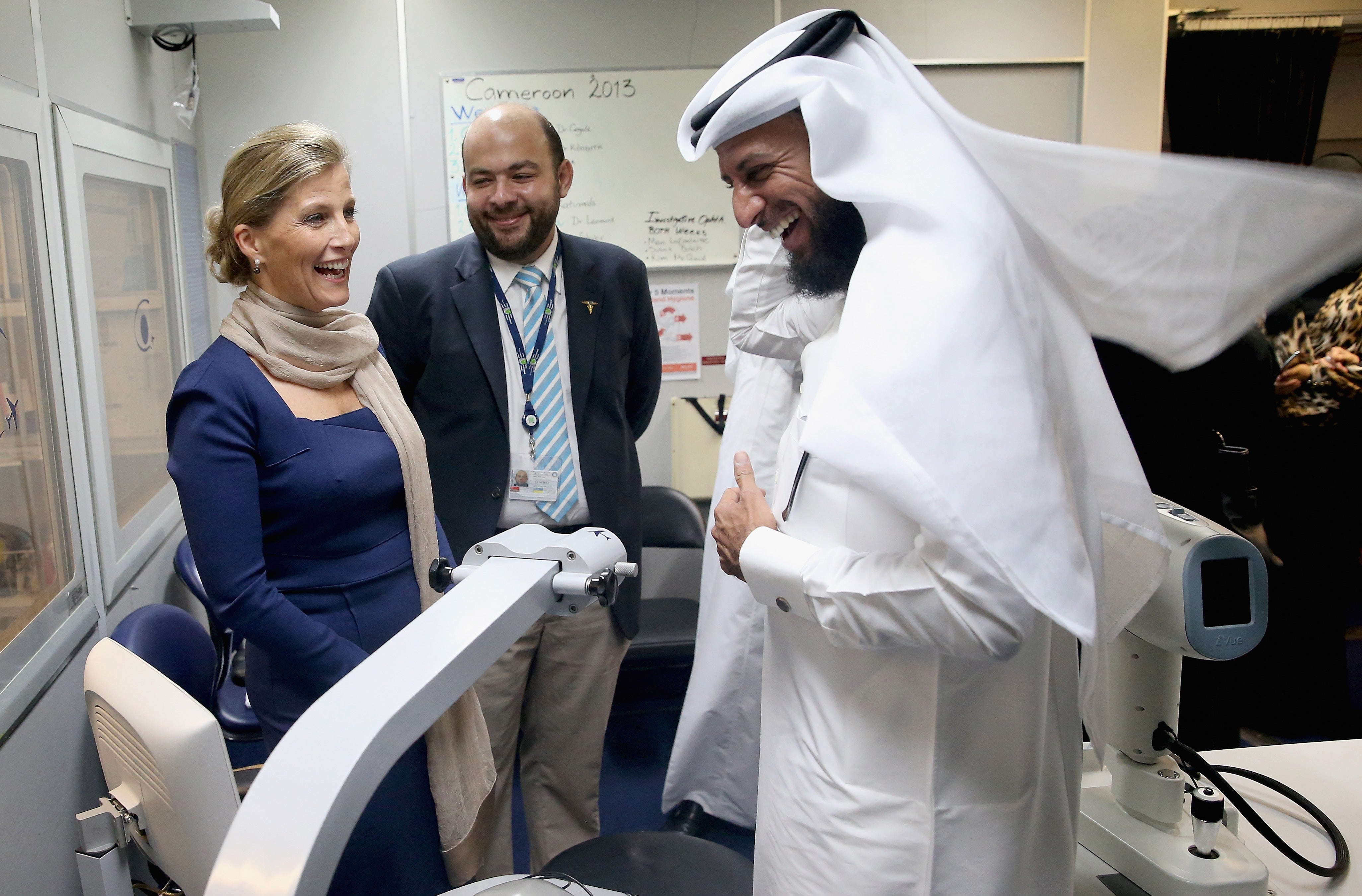 The Countess of Wessex pictured during a 2013 visit to Qatar