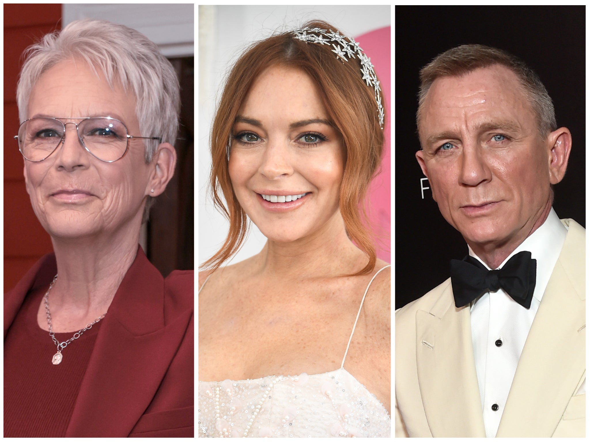 Jamie Lee Curtis, Lindsay Lohan, and Daniel Craig