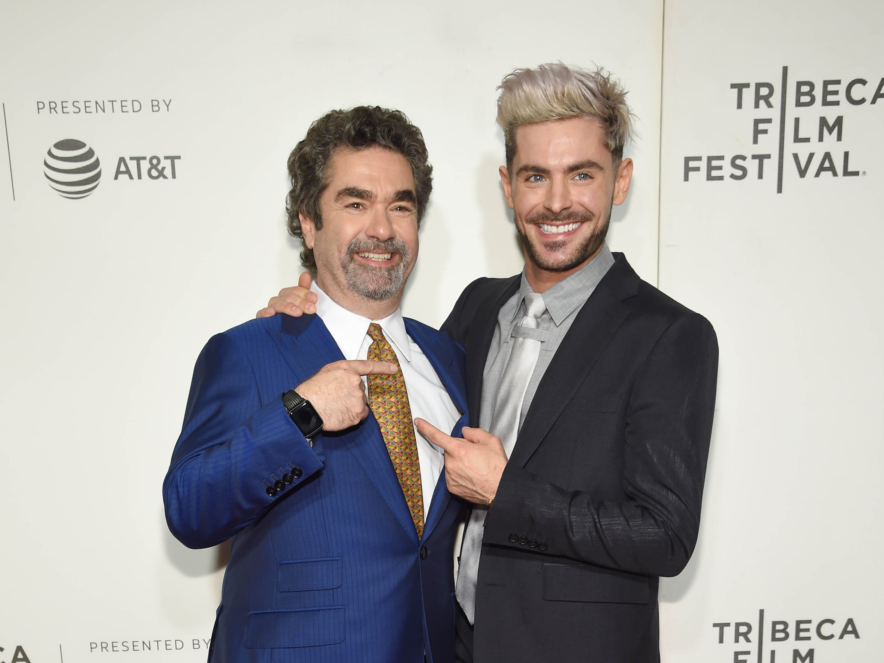 Joe Berlinger (left) and his ‘Extremely Wicked’ star, Zac Efron